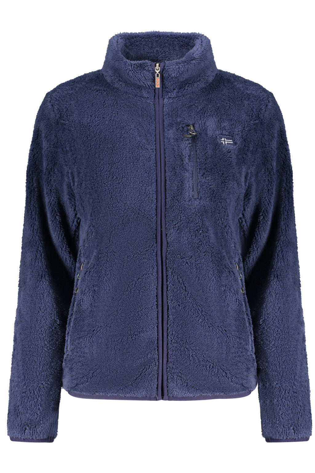 SUDADERA AZUL CON CREMALLERA PARA MUJER NORUEGA 1963 