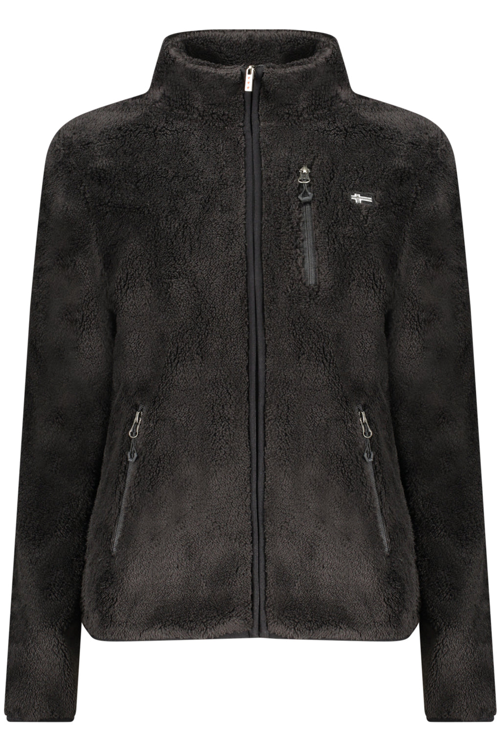 NORUEGA 1963 SUDADERA NEGRA CON CREMALLERA PARA MUJER 