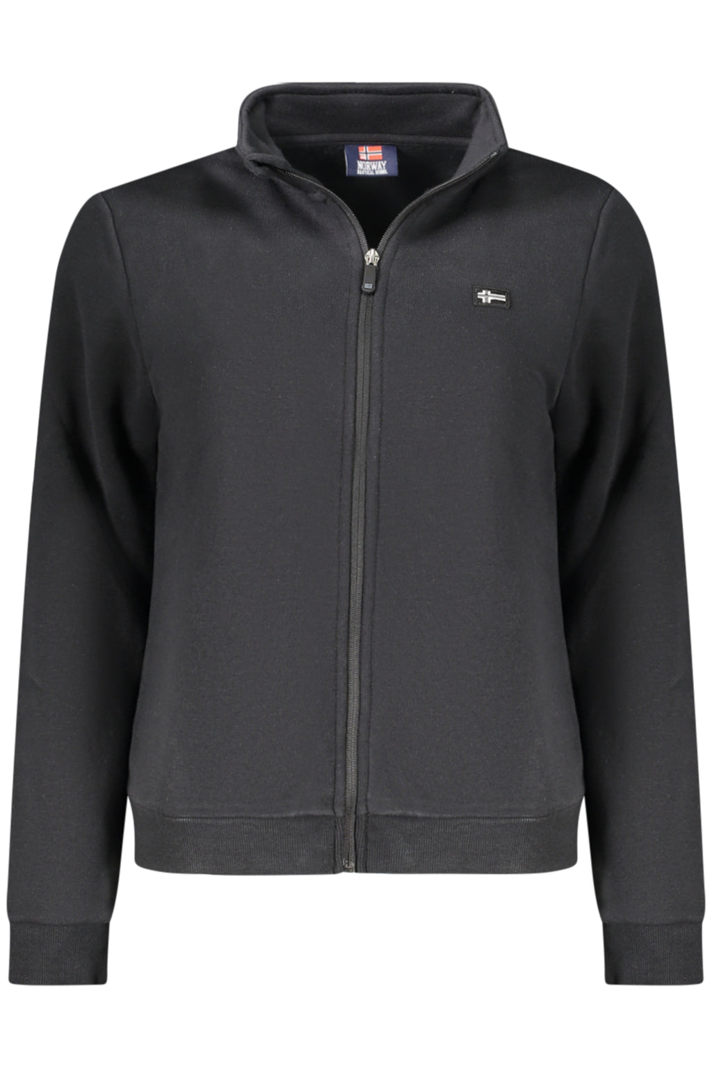 NORUEGA 1963 SUDADERA NEGRA CON CREMALLERA PARA MUJER 