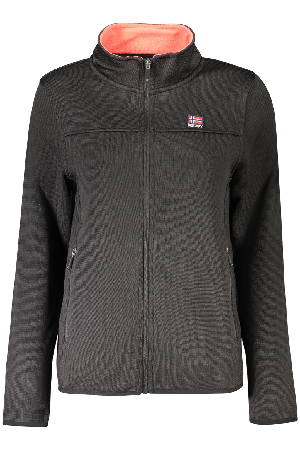 NORUEGA 1963 SUDADERA NEGRA CON CREMALLERA PARA MUJER 