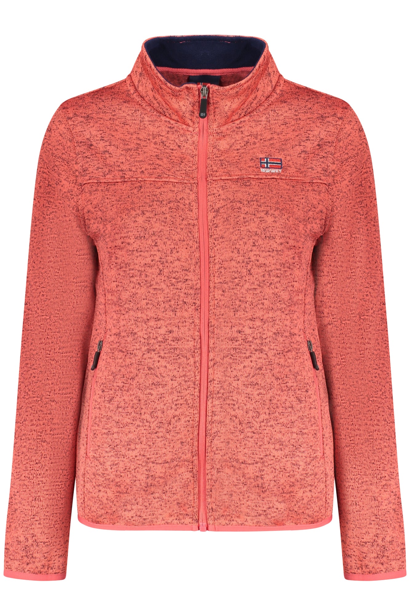 NORUEGA 1963 SUDADERA ROSA CON CREMALLERA PARA MUJER 