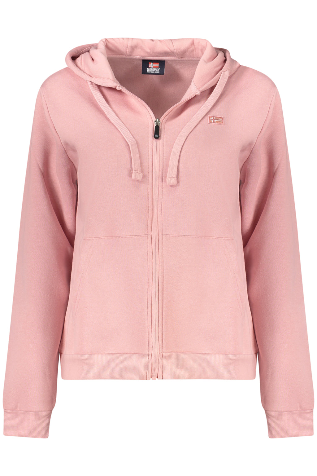 NORUEGA 1963 SUDADERA ROSA CON CREMALLERA PARA MUJER 