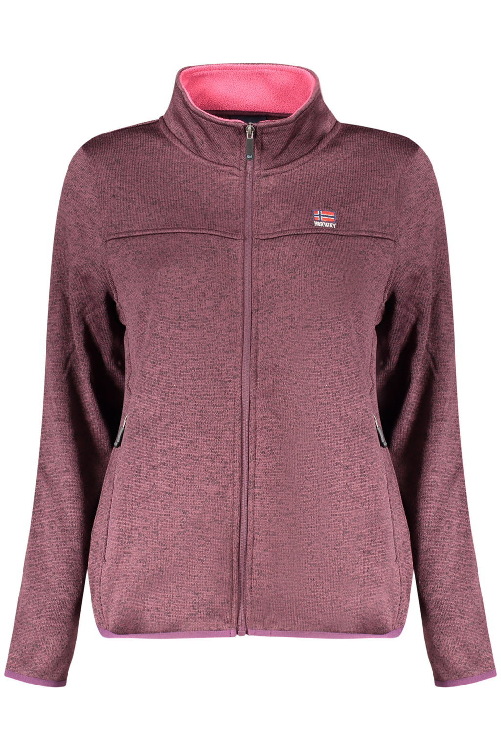 SUDADERA CON CREMALLERA MORADA PARA MUJER NORWAY 1963 