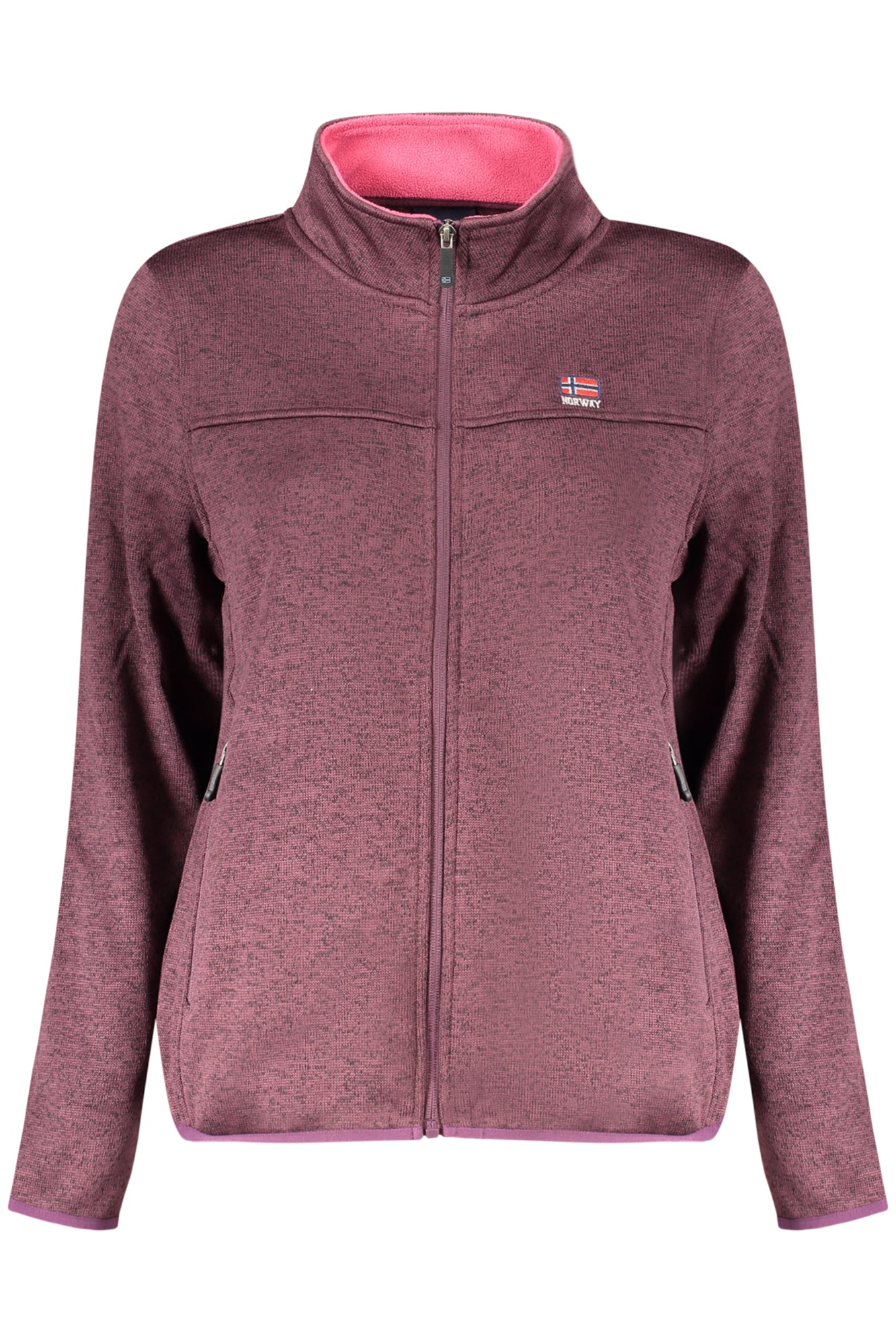 SUDADERA CON CREMALLERA MORADA PARA MUJER NORWAY 1963 
