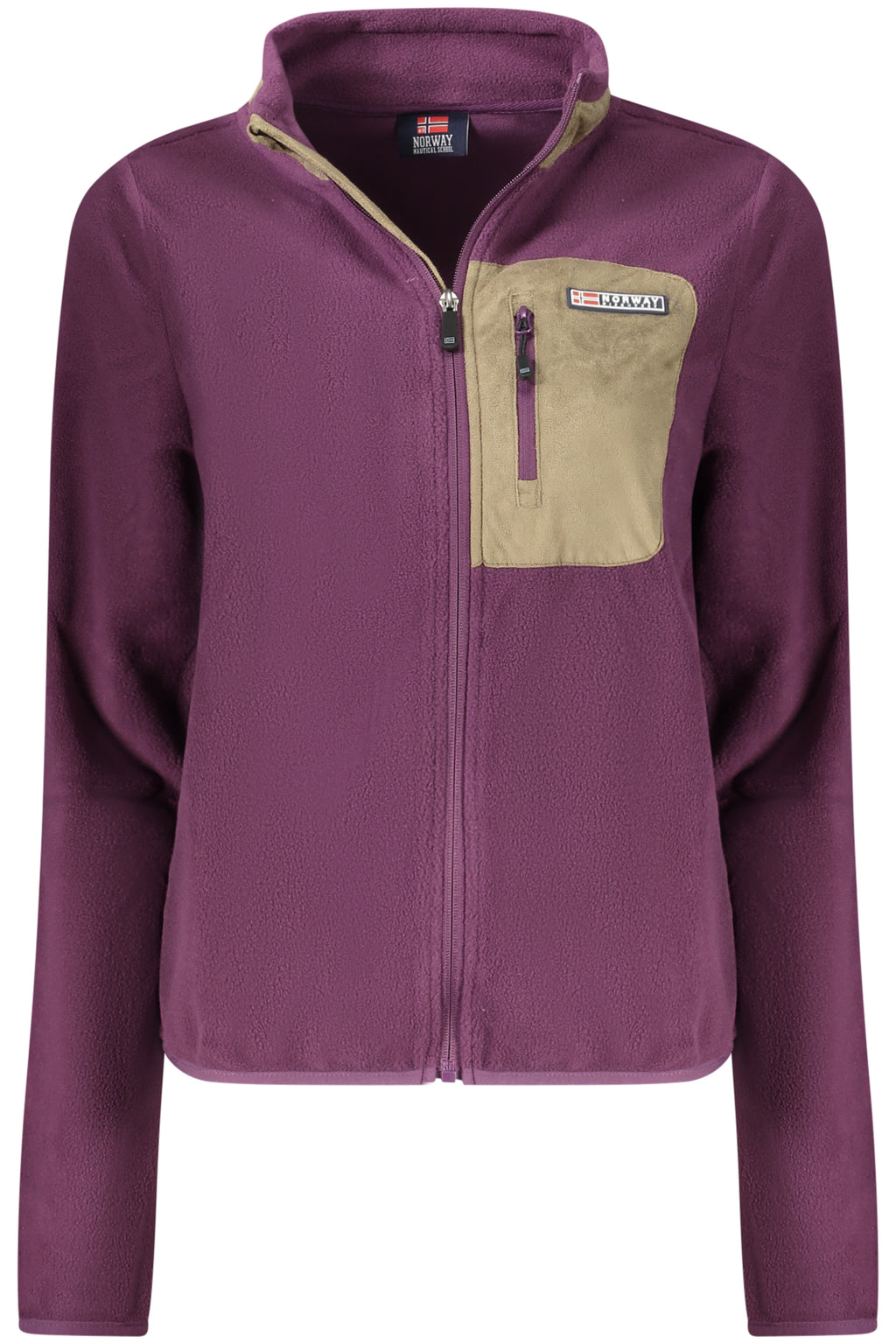 SUDADERA CON CREMALLERA MORADA PARA MUJER NORWAY 1963 