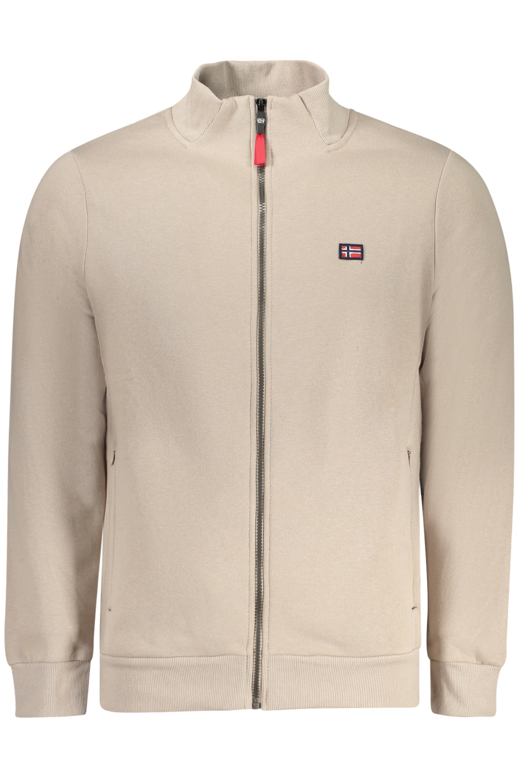 NORWAY 1963 MEN'S BEIGE ZIP-UP SWEATSHIRT 