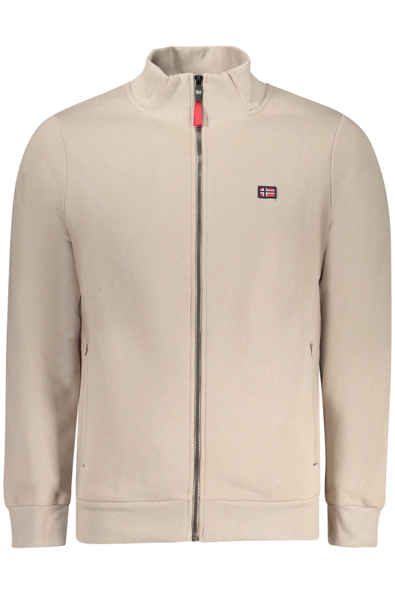 NORWAY 1963 MEN'S BEIGE ZIP-UP SWEATSHIRT 