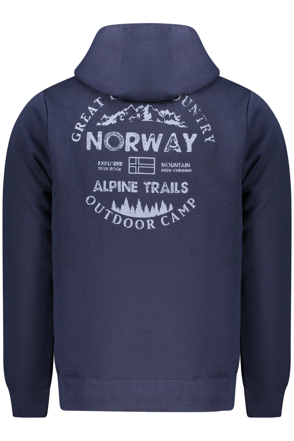 NORWAY 1963 MEN'S BLUE ZIP-UP SWEATSHIRT 