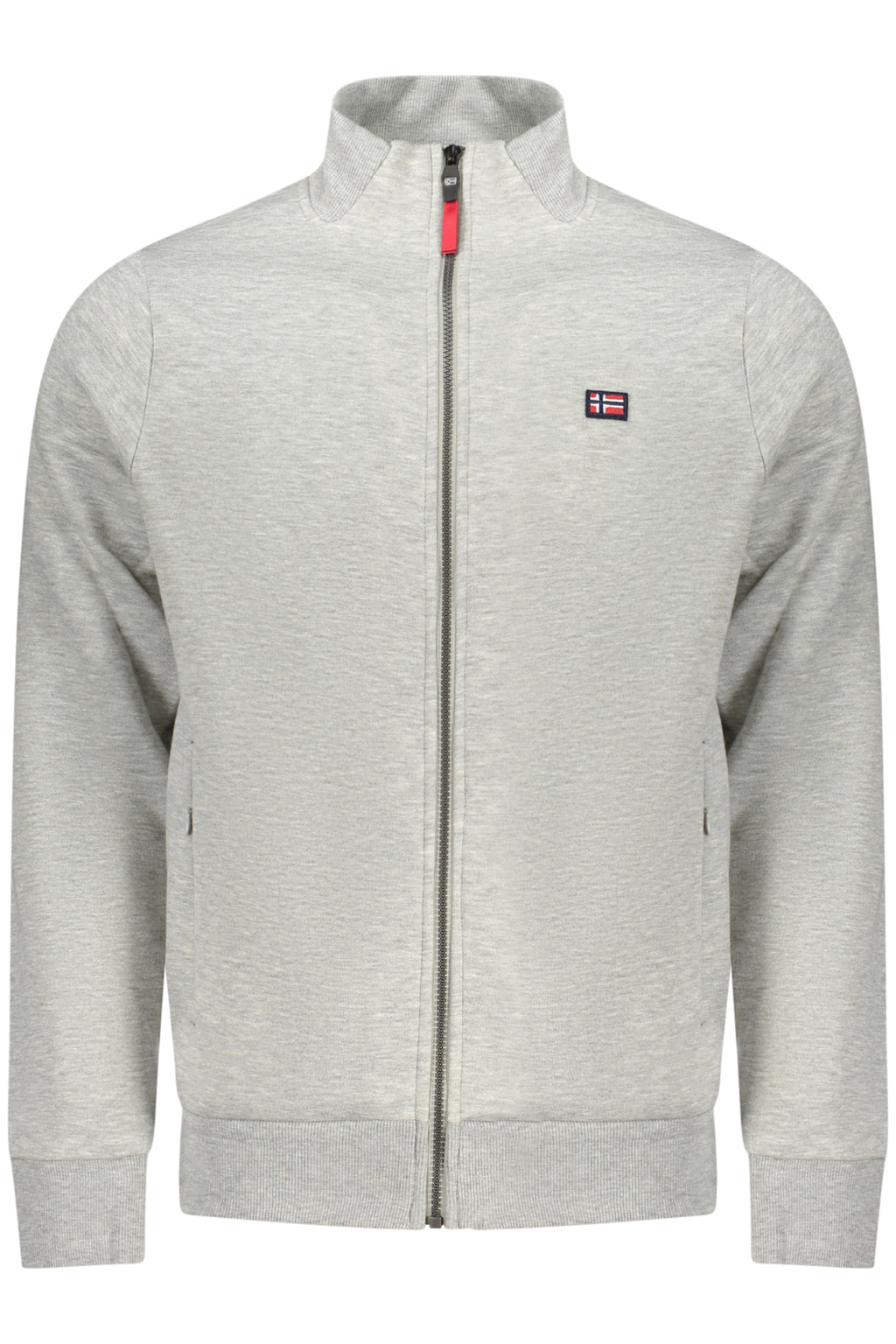 NORWAY 1963 MEN'S GRAY ZIP-UP SWEATSHIRT 