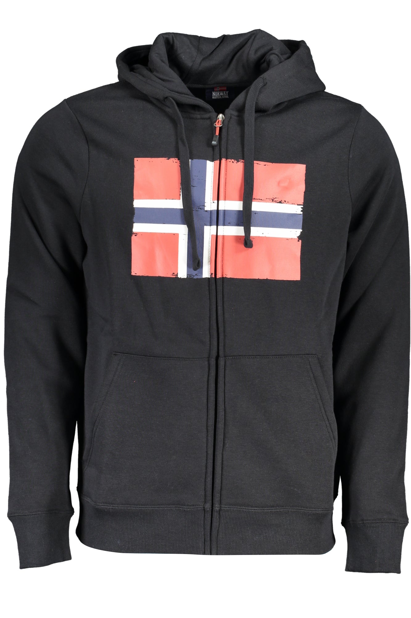 NORUEGA 1963 SUDADERA NEGRA CON CREMALLERA PARA HOMBRE 