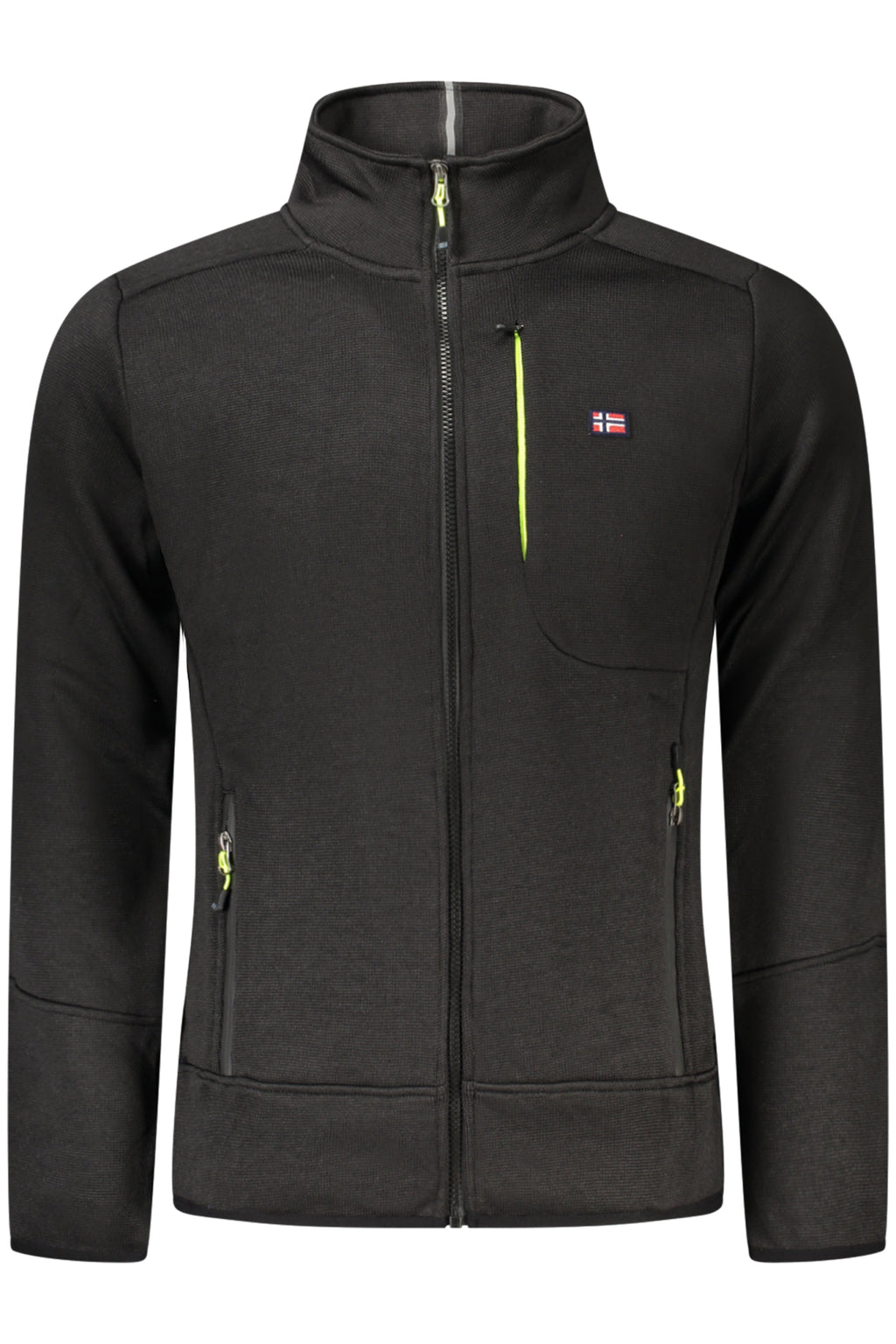 NORUEGA 1963 SUDADERA NEGRA CON CREMALLERA PARA HOMBRE 