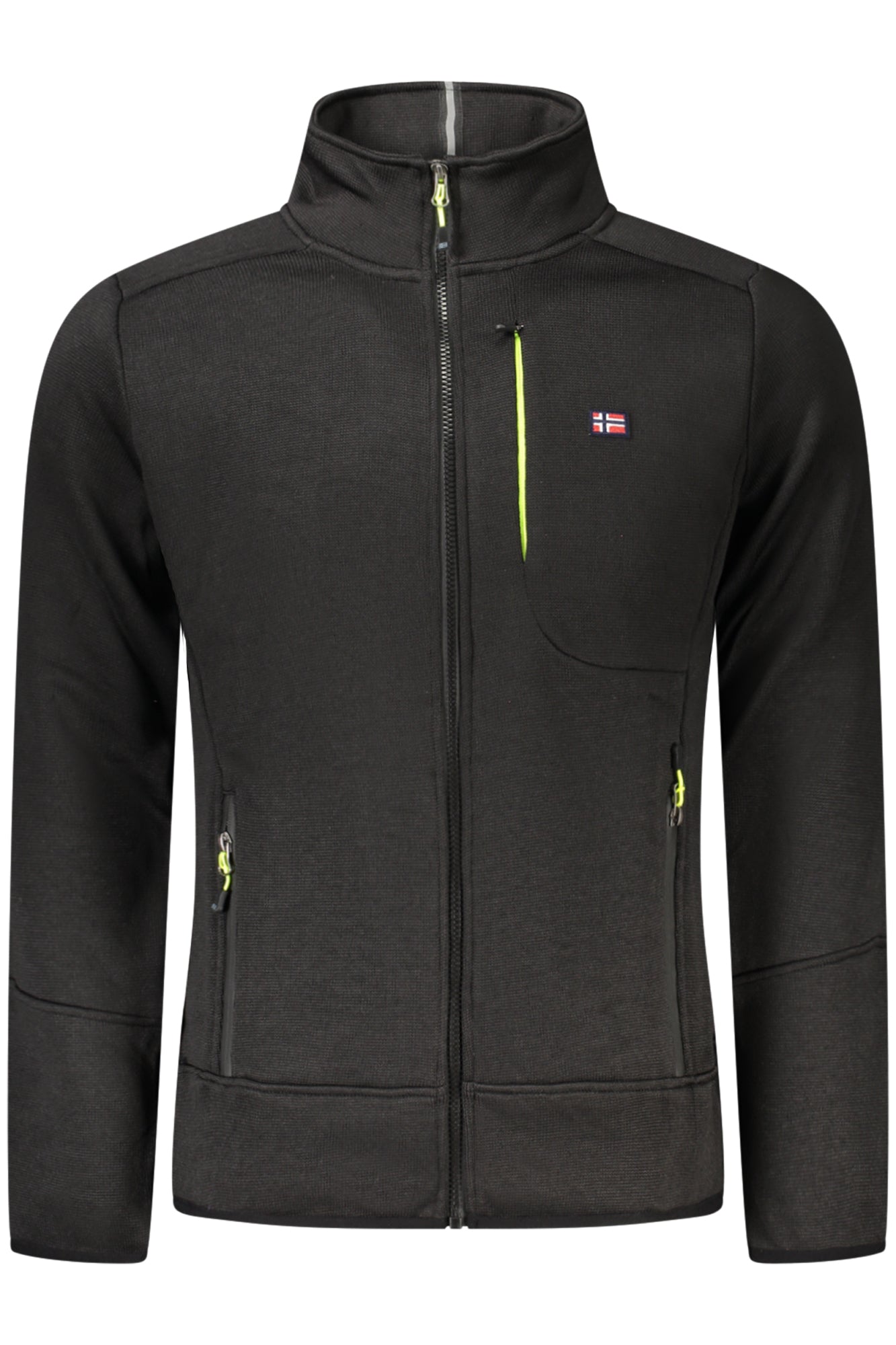 NORUEGA 1963 SUDADERA NEGRA CON CREMALLERA PARA HOMBRE 