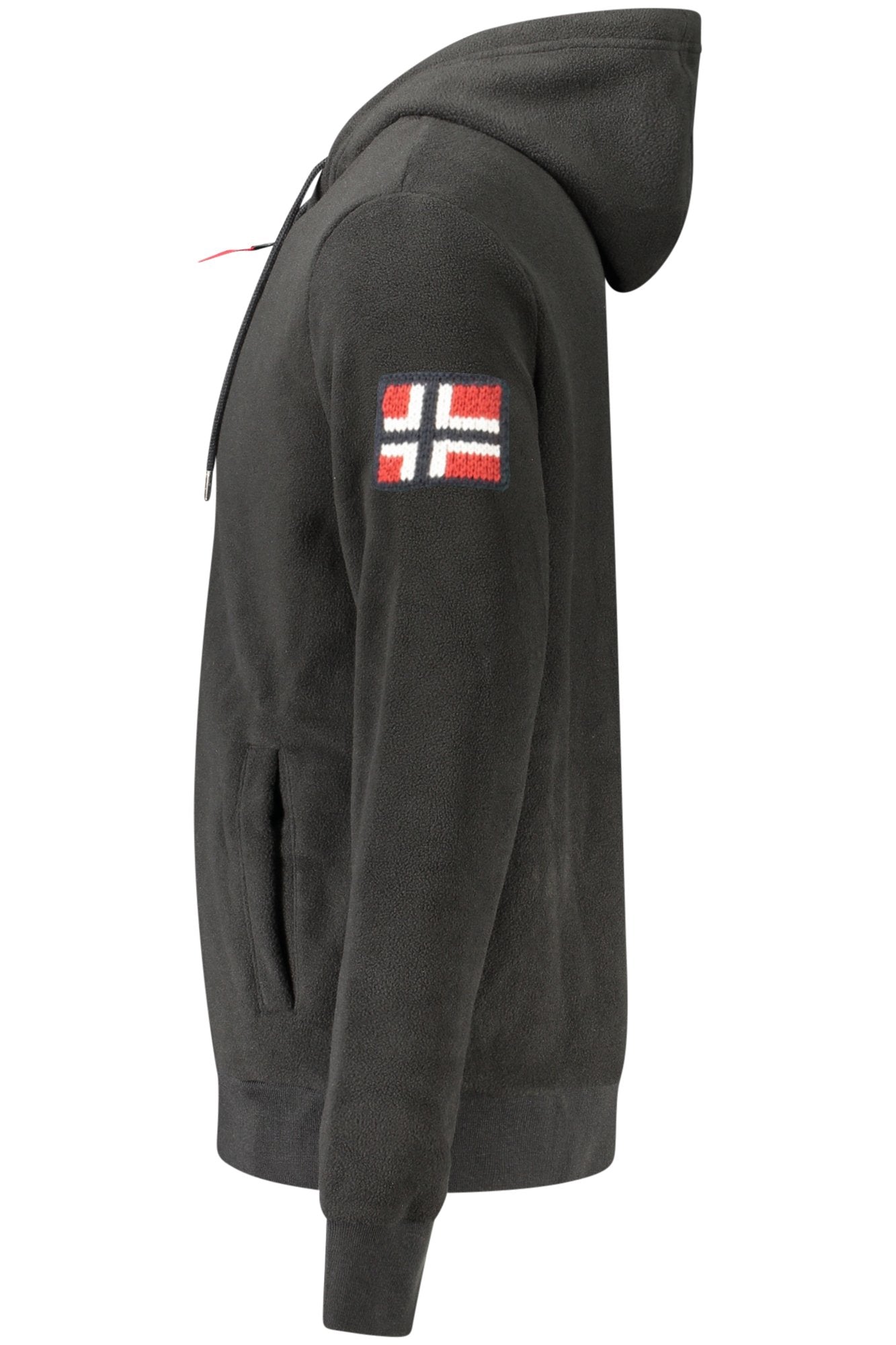 NORUEGA 1963 SUDADERA NEGRA CON CREMALLERA PARA HOMBRE 