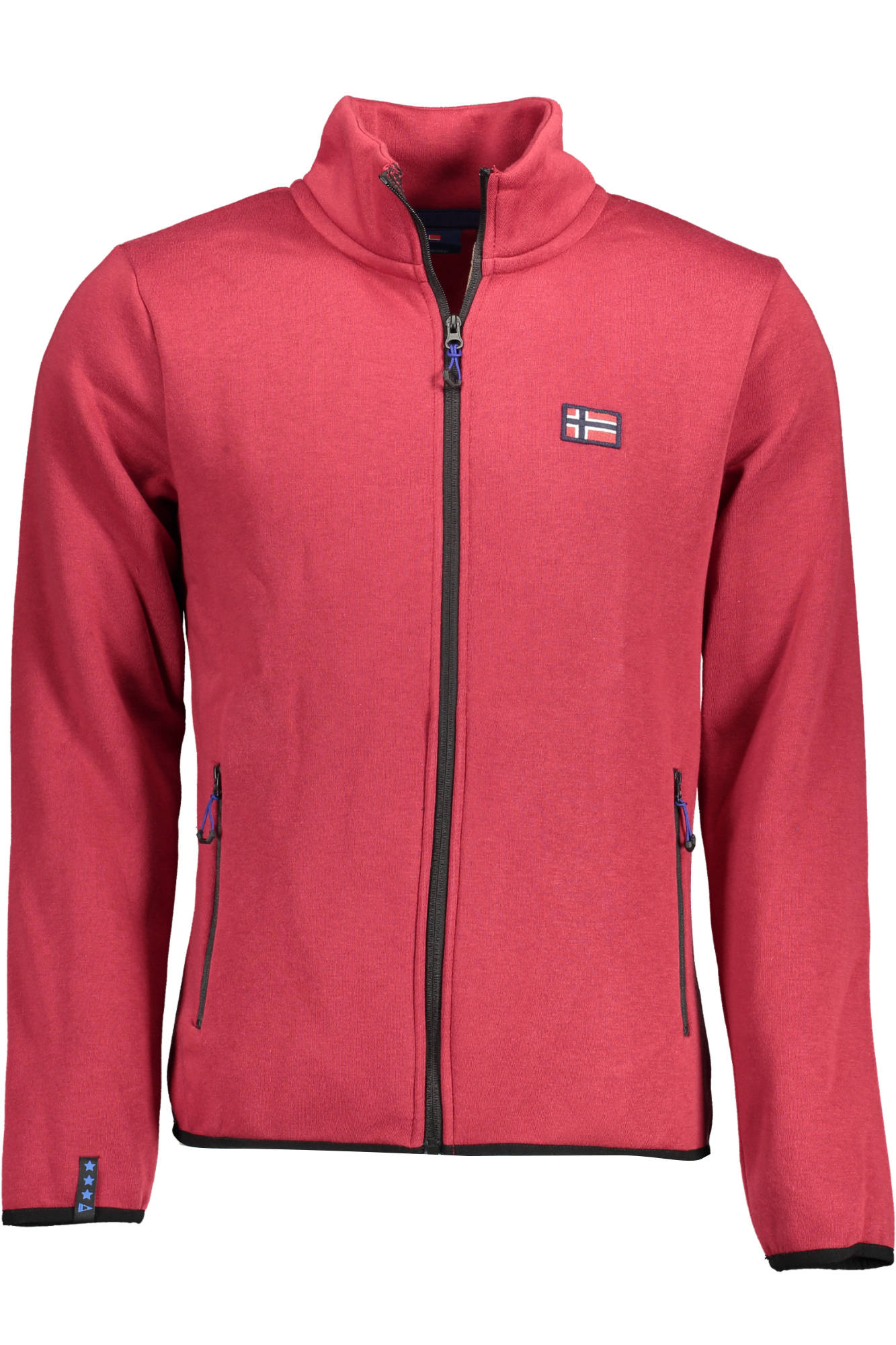 NORWAY 1963 MEN'S RED ZIP-UP SWEATSHIRT 