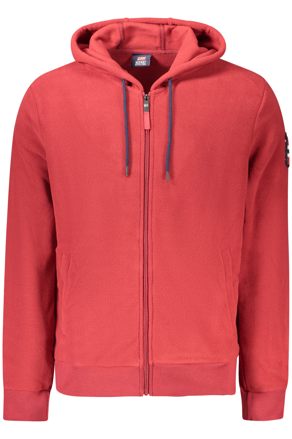 NORUEGA 1963 SUDADERA ROJA CON CREMALLERA PARA HOMBRE 