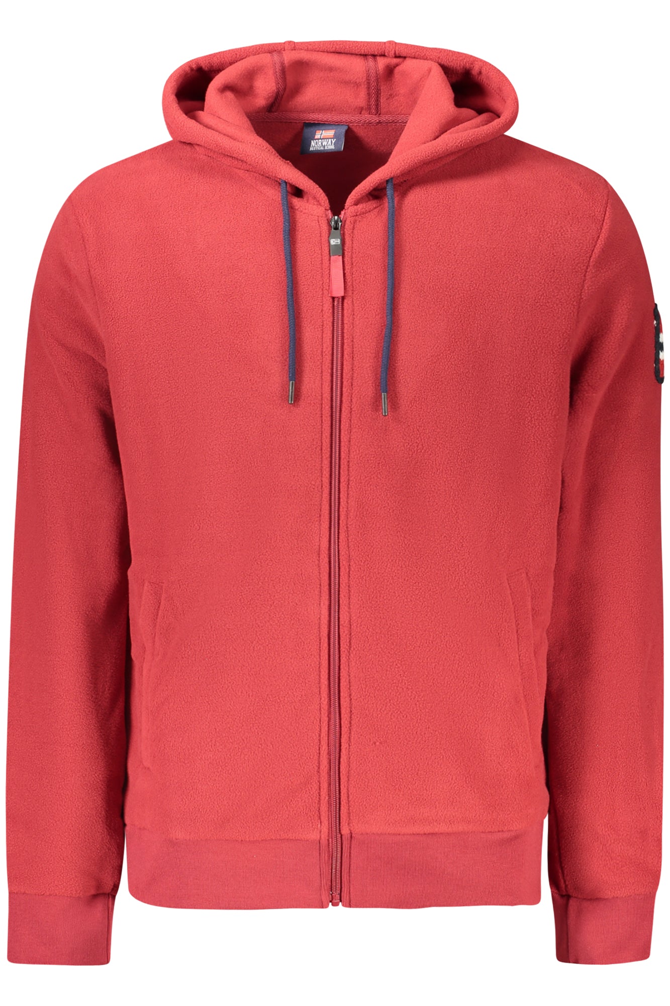 NORUEGA 1963 SUDADERA ROJA CON CREMALLERA PARA HOMBRE 