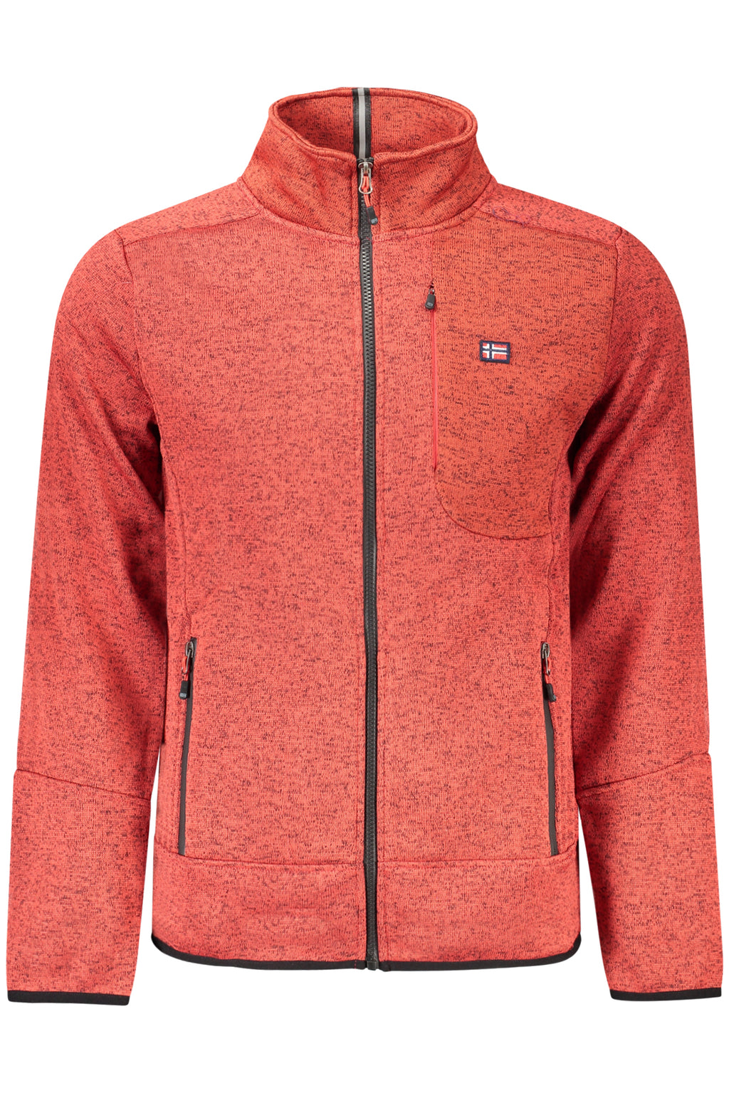 NORUEGA 1963 SUDADERA ROJA CON CREMALLERA PARA HOMBRE 