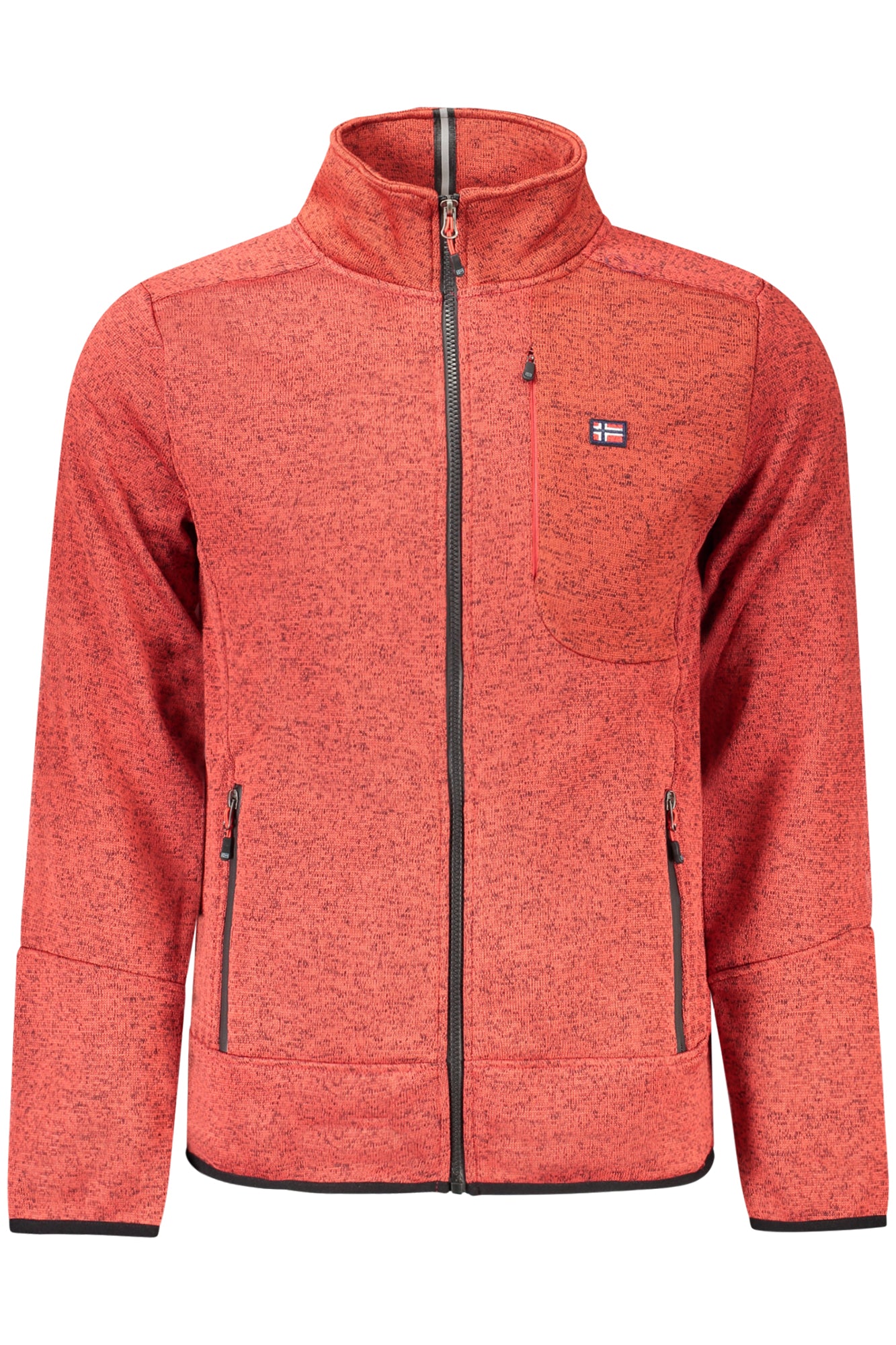 NORUEGA 1963 SUDADERA ROJA CON CREMALLERA PARA HOMBRE 