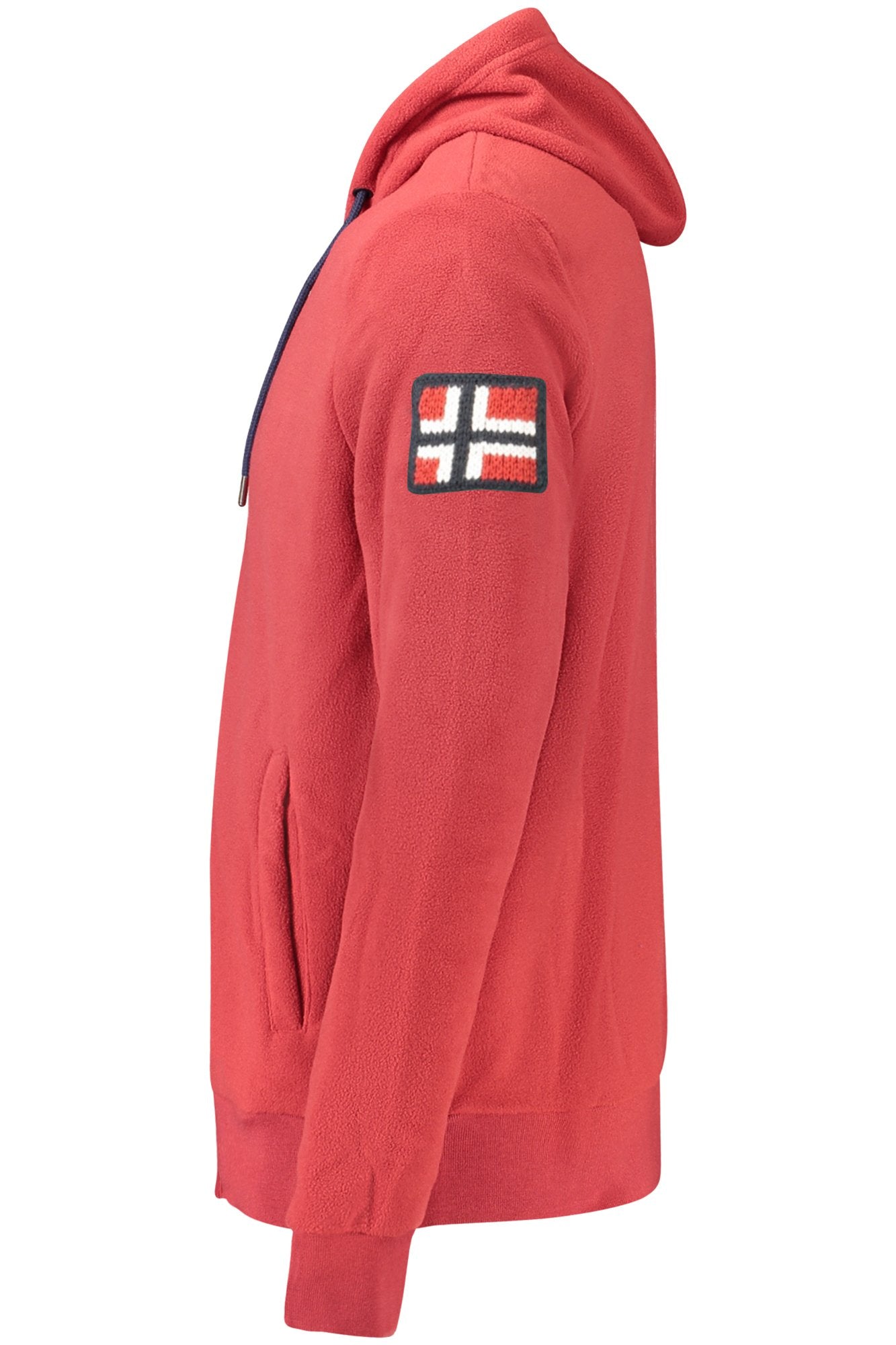 NORUEGA 1963 SUDADERA ROJA CON CREMALLERA PARA HOMBRE 
