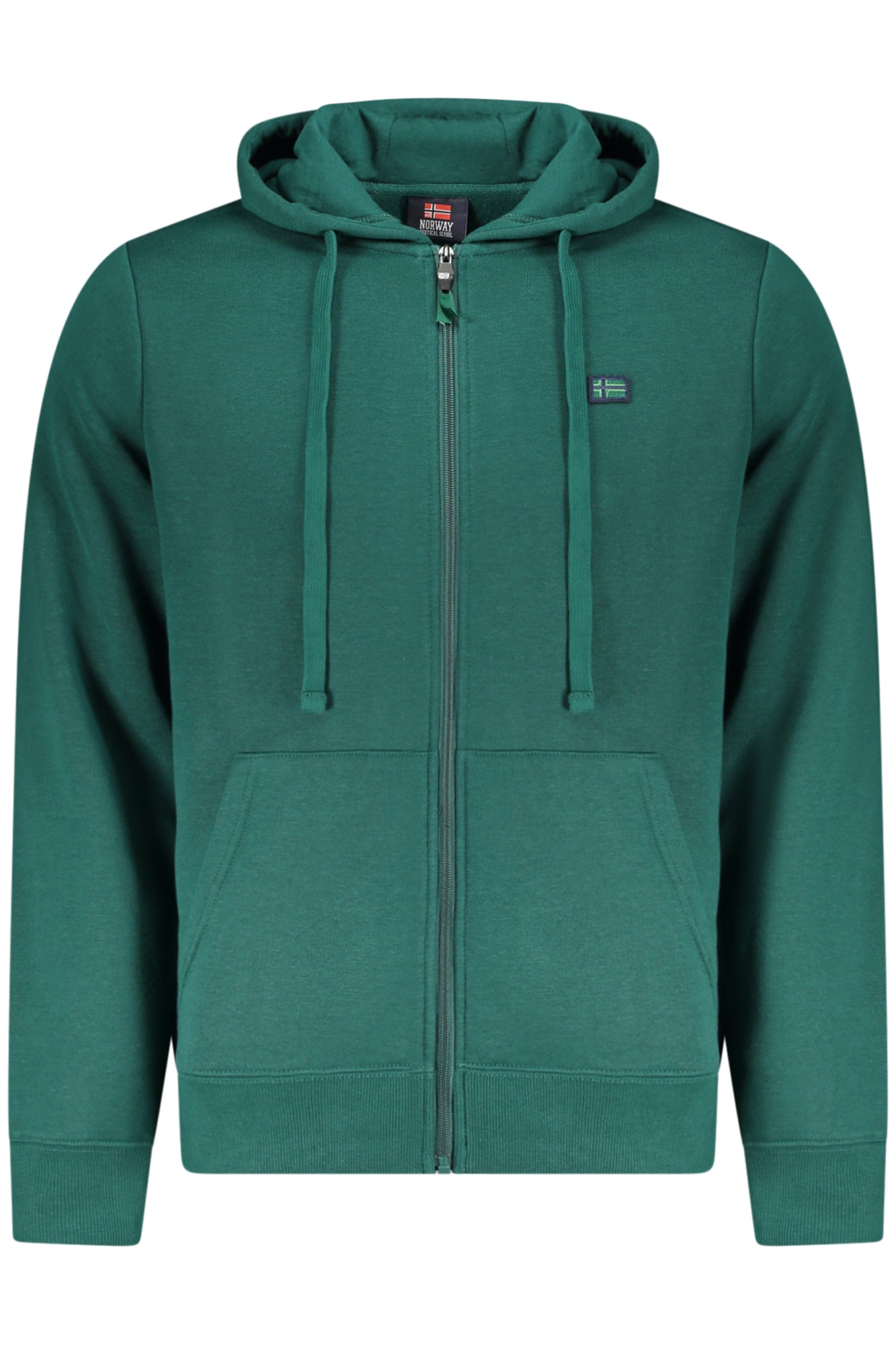 NORWAY 1963 MEN'S GREEN ZIP-UP SWEATSHIRT 