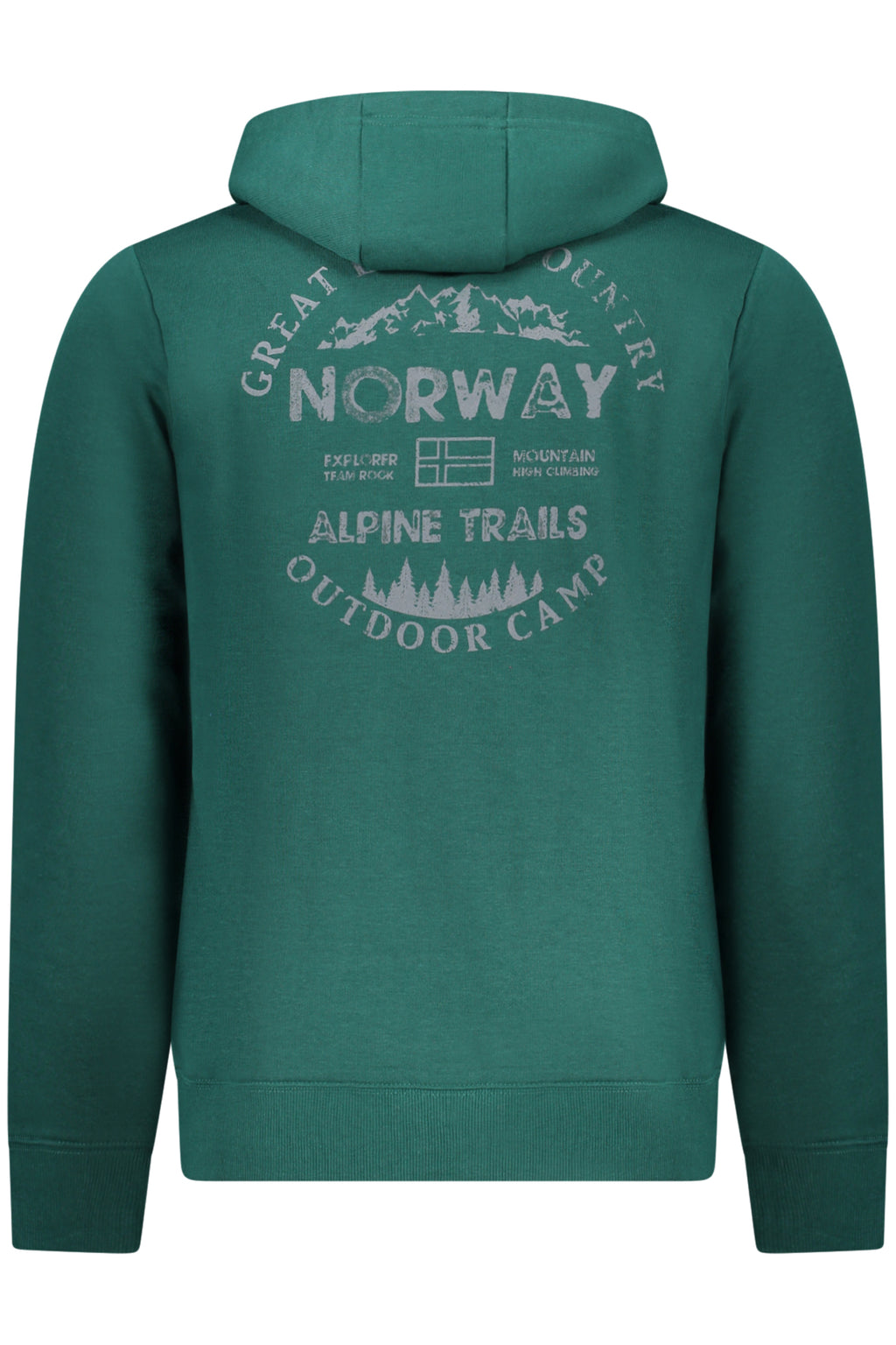 NORWAY 1963 MEN'S GREEN ZIP-UP SWEATSHIRT 