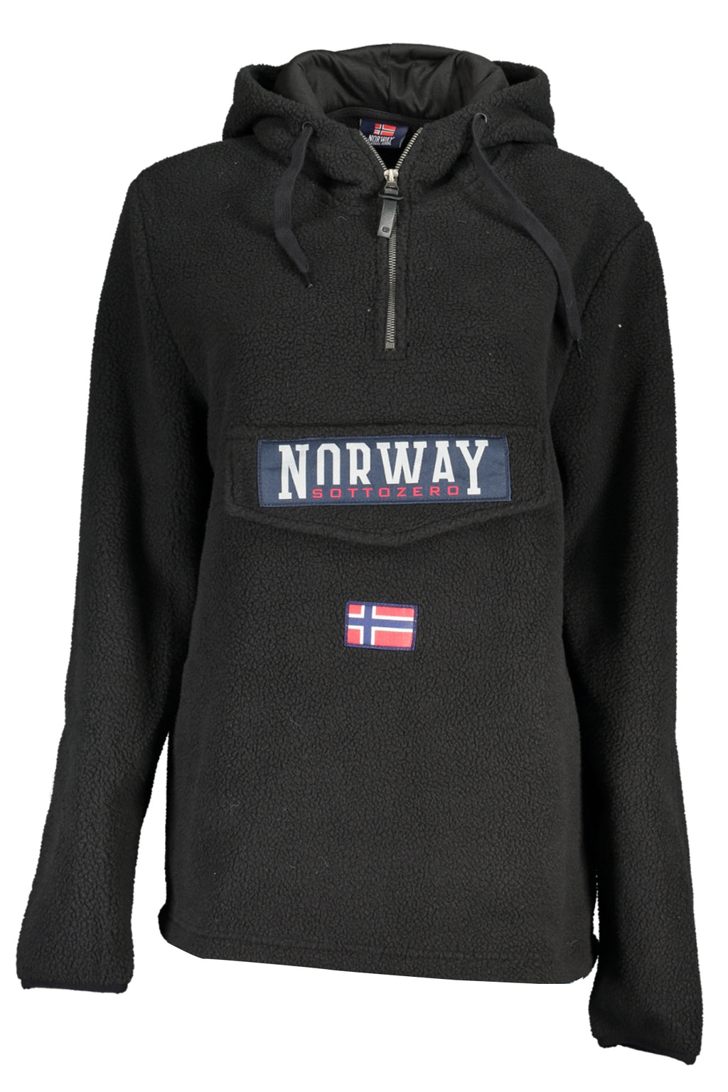NORWAY 1963 WOMEN'S BLACK ZIP-UP SWEATSHIRT 