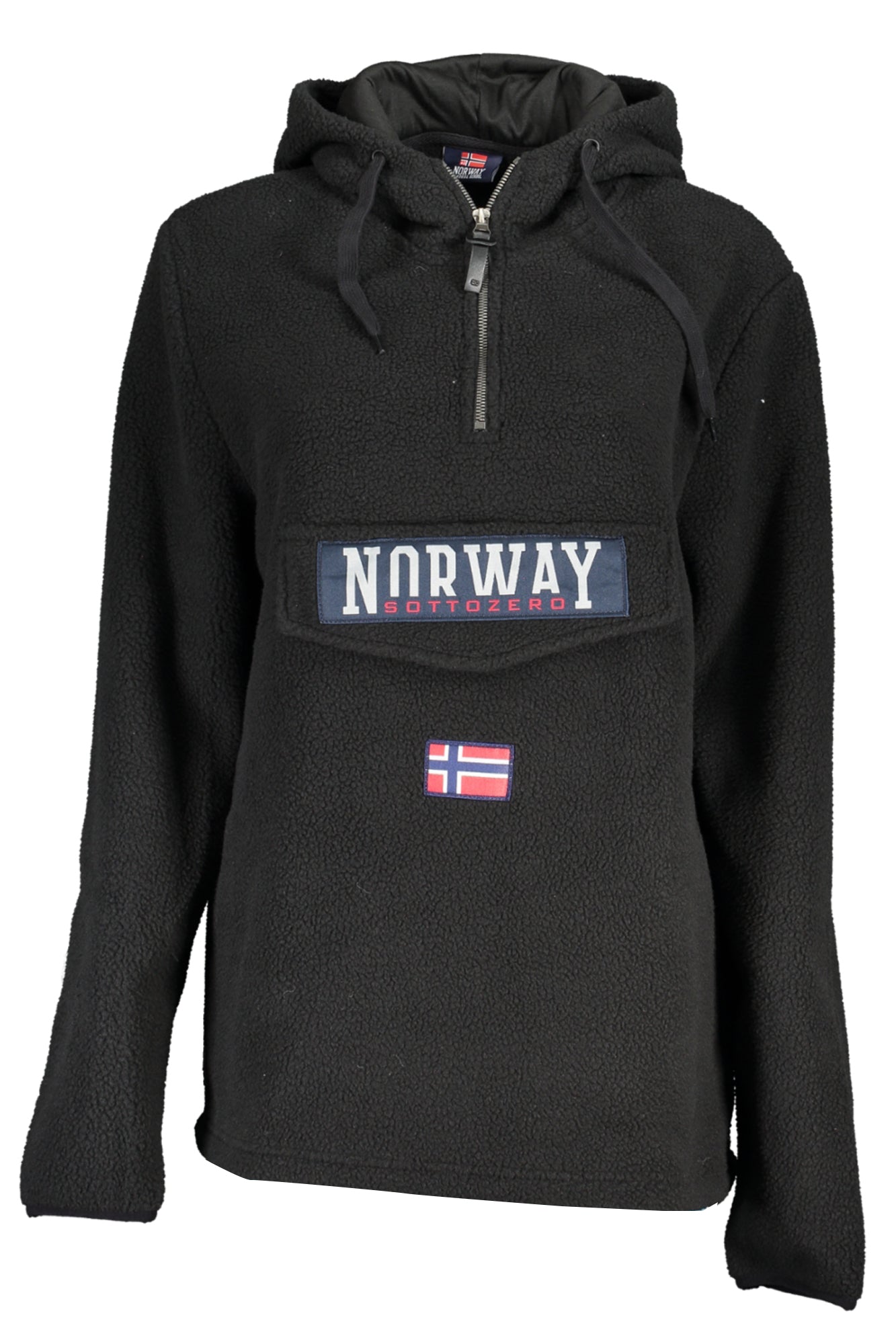 NORWAY 1963 WOMEN'S BLACK ZIP-UP SWEATSHIRT 