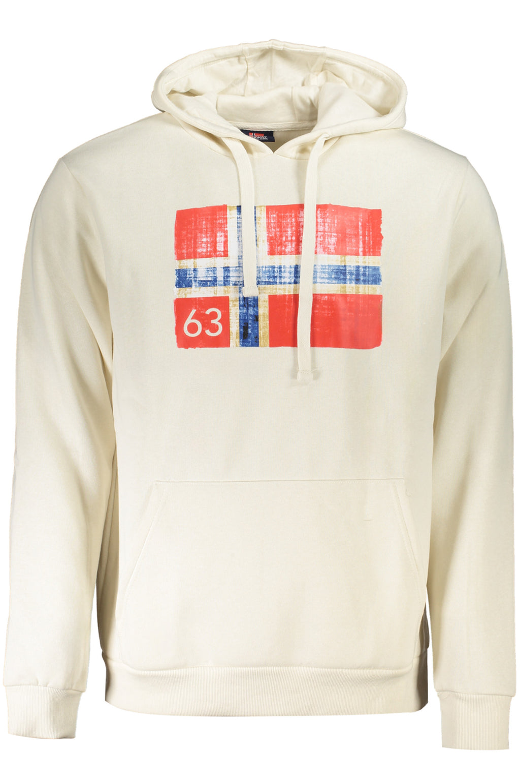 SUDADERA BLANCA CON CREMALLERA PARA HOMBRE NORWAY 1963 
