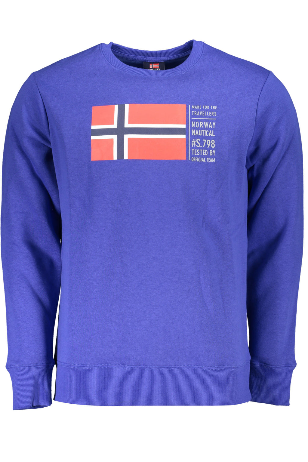 SUDADERA AZUL CON CREMALLERA PARA HOMBRE NORWAY 1963 