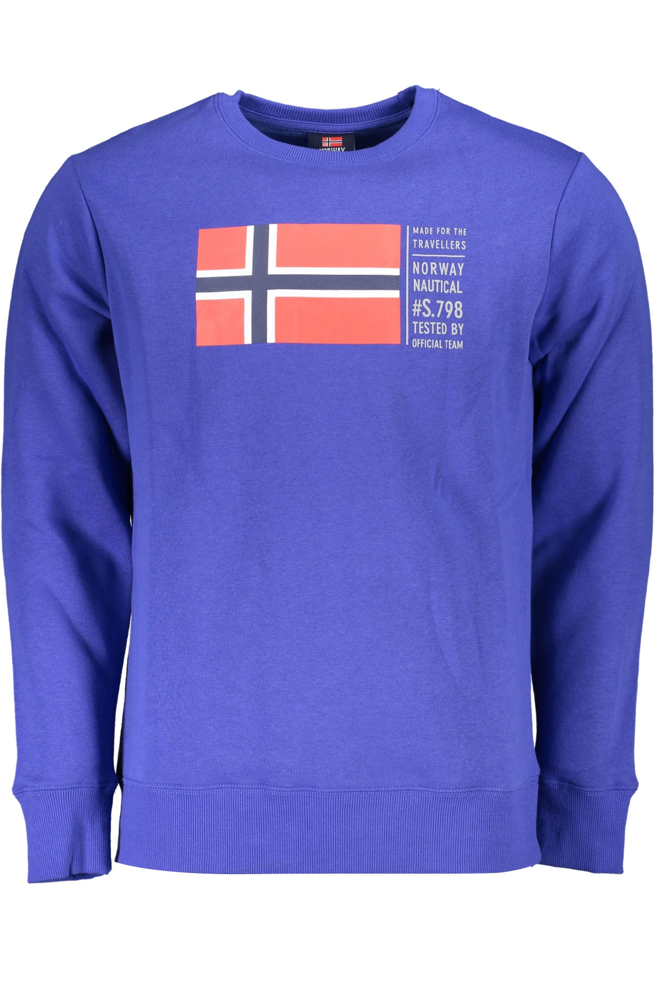 SUDADERA AZUL CON CREMALLERA PARA HOMBRE NORWAY 1963 