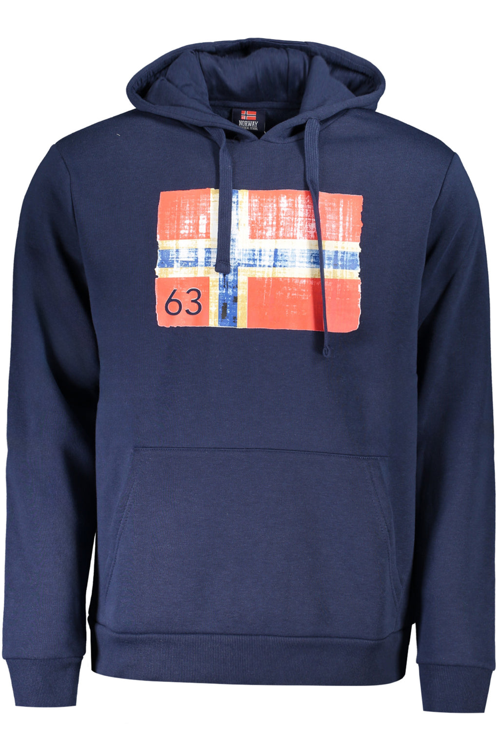 SUDADERA AZUL CON CREMALLERA PARA HOMBRE NORWAY 1963 