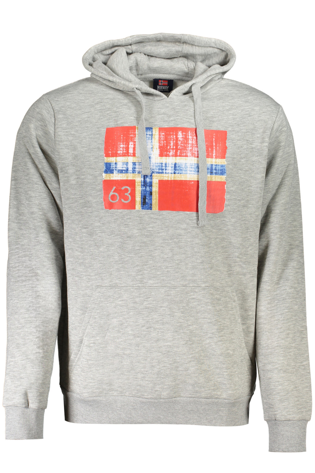 SUDADERA GRIS CON CREMALLERA PARA HOMBRE NORWAY 1963 