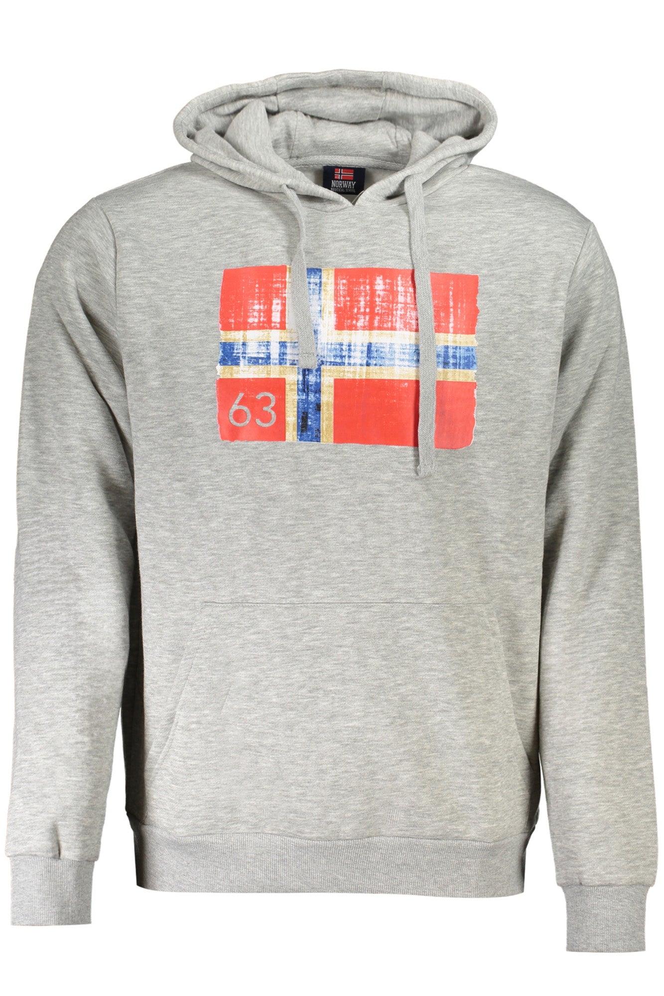 SUDADERA GRIS CON CREMALLERA PARA HOMBRE NORWAY 1963 