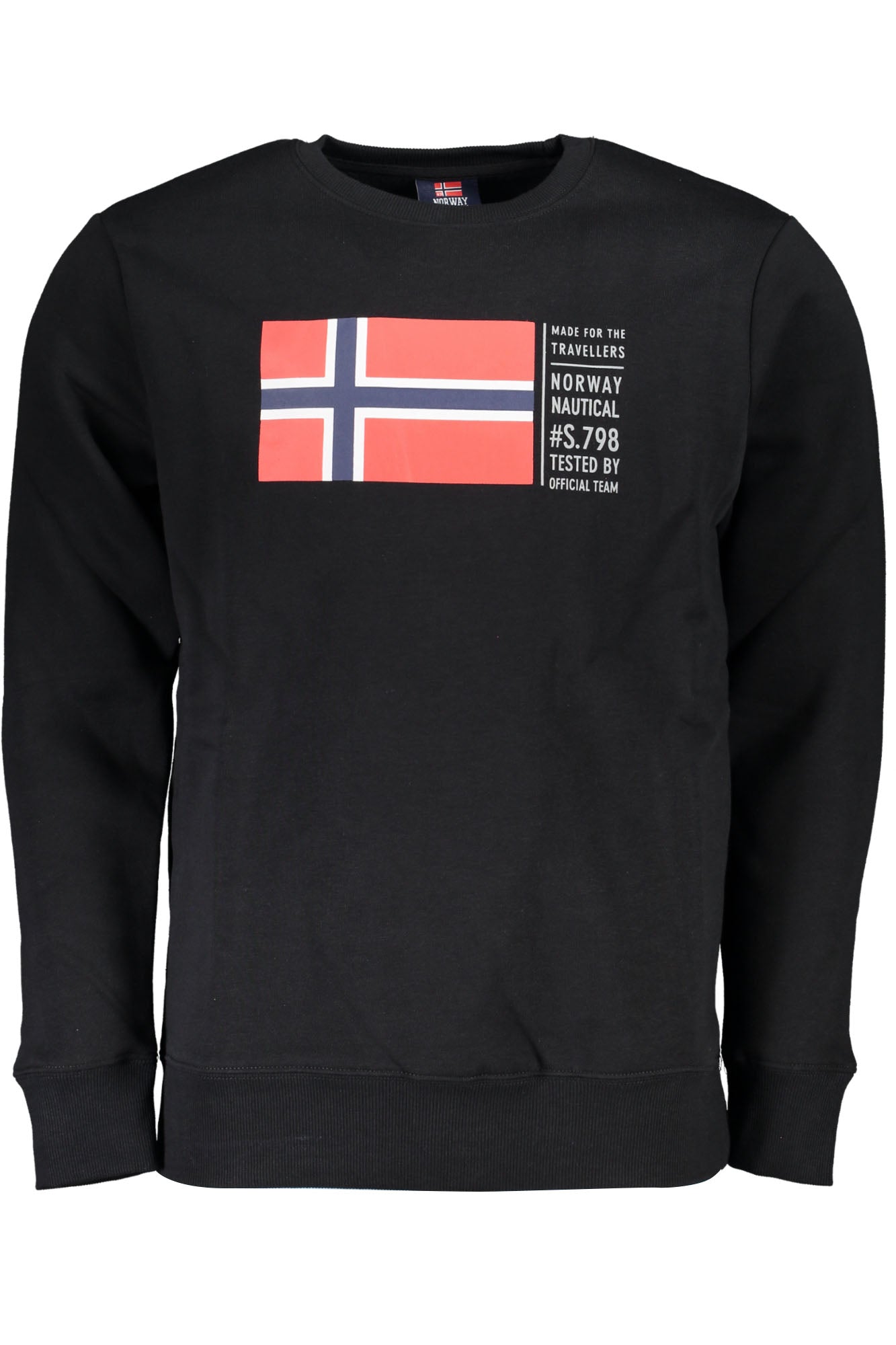 NORUEGA 1963 SUDADERA NEGRA CON CREMALLERA PARA HOMBRE 