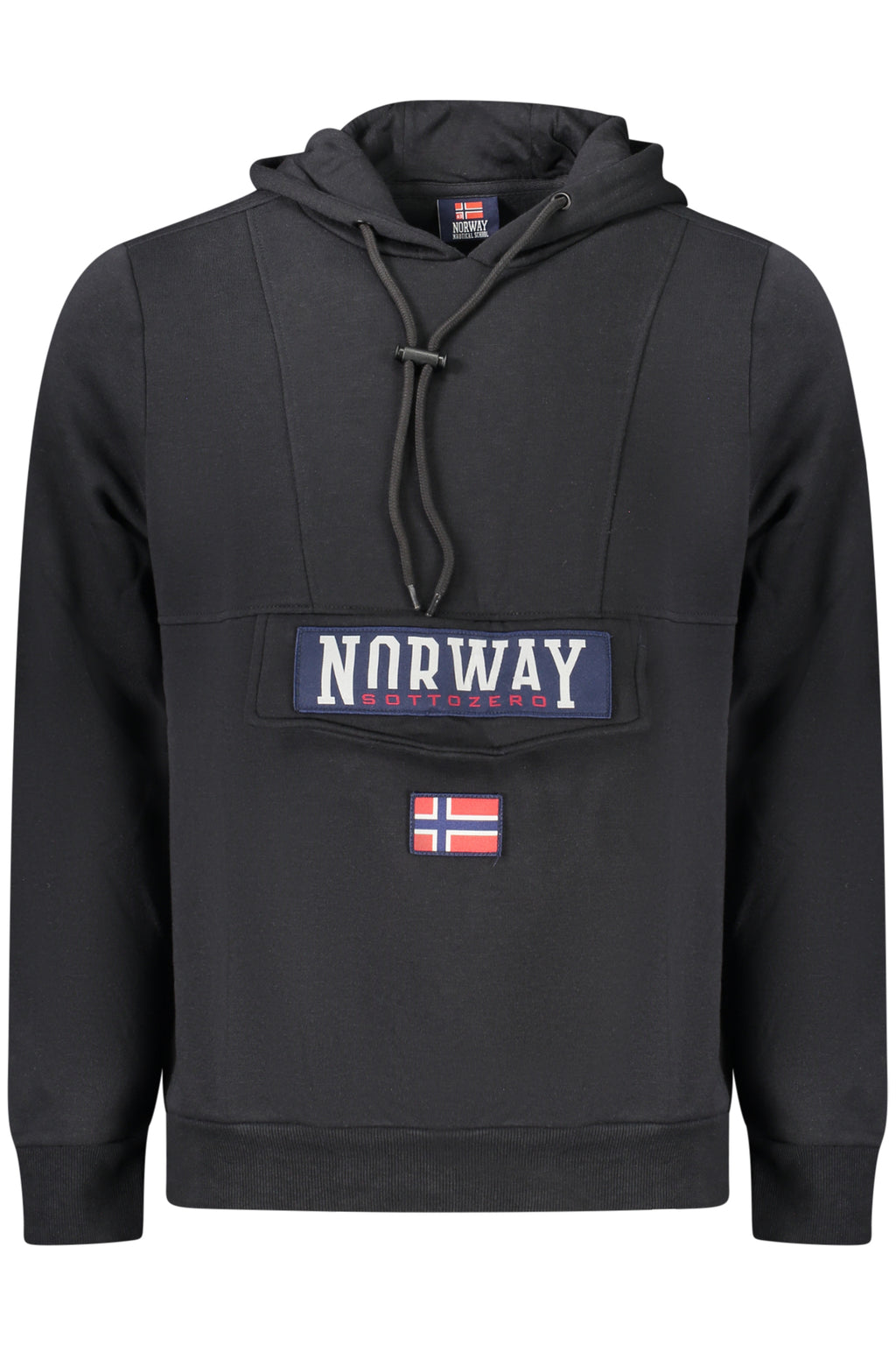 NORUEGA 1963 SUDADERA NEGRA CON CREMALLERA PARA HOMBRE 