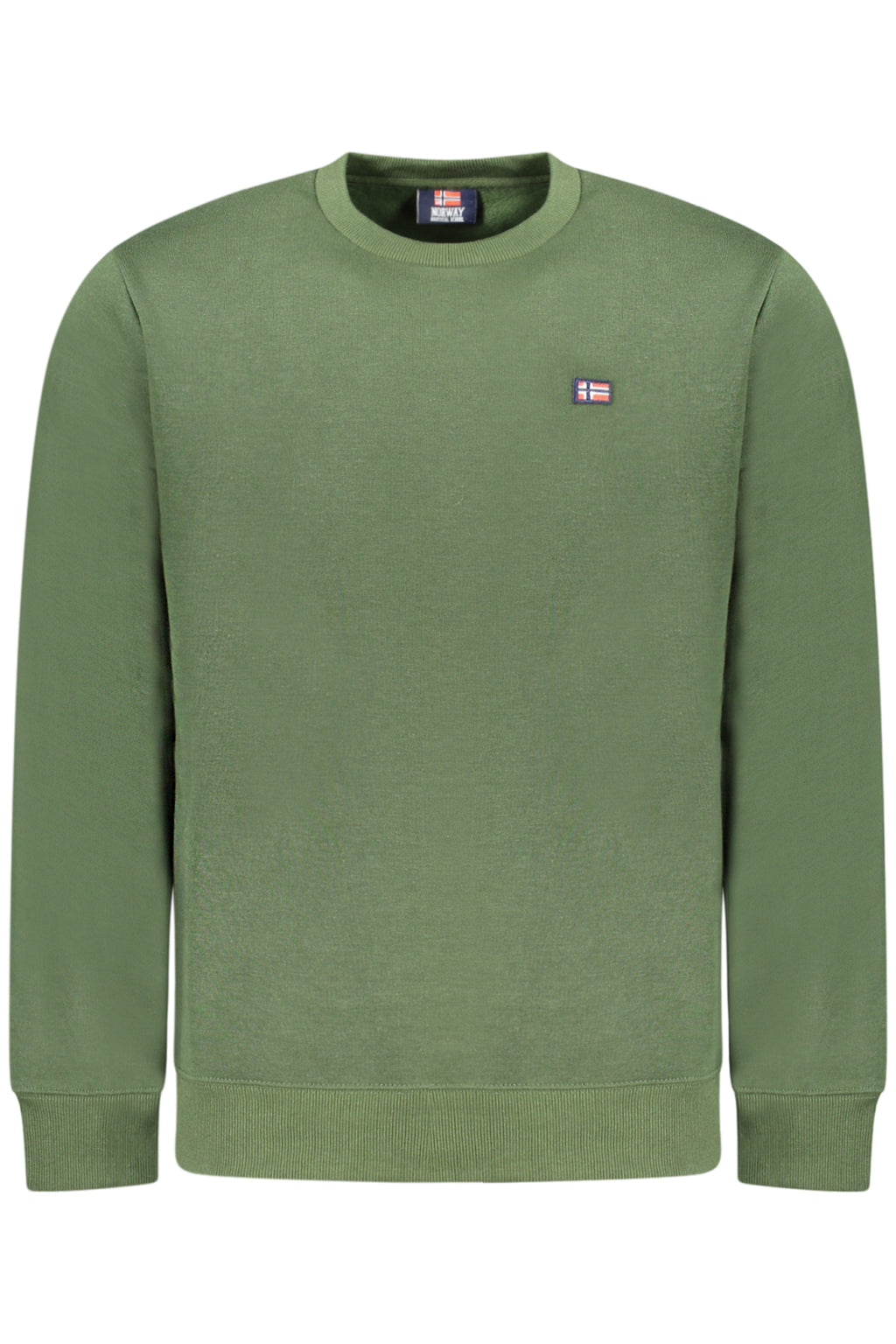 SUDADERA CON CREMALLERA PARA HOMBRE, VERDE, NORUEGA 1963 