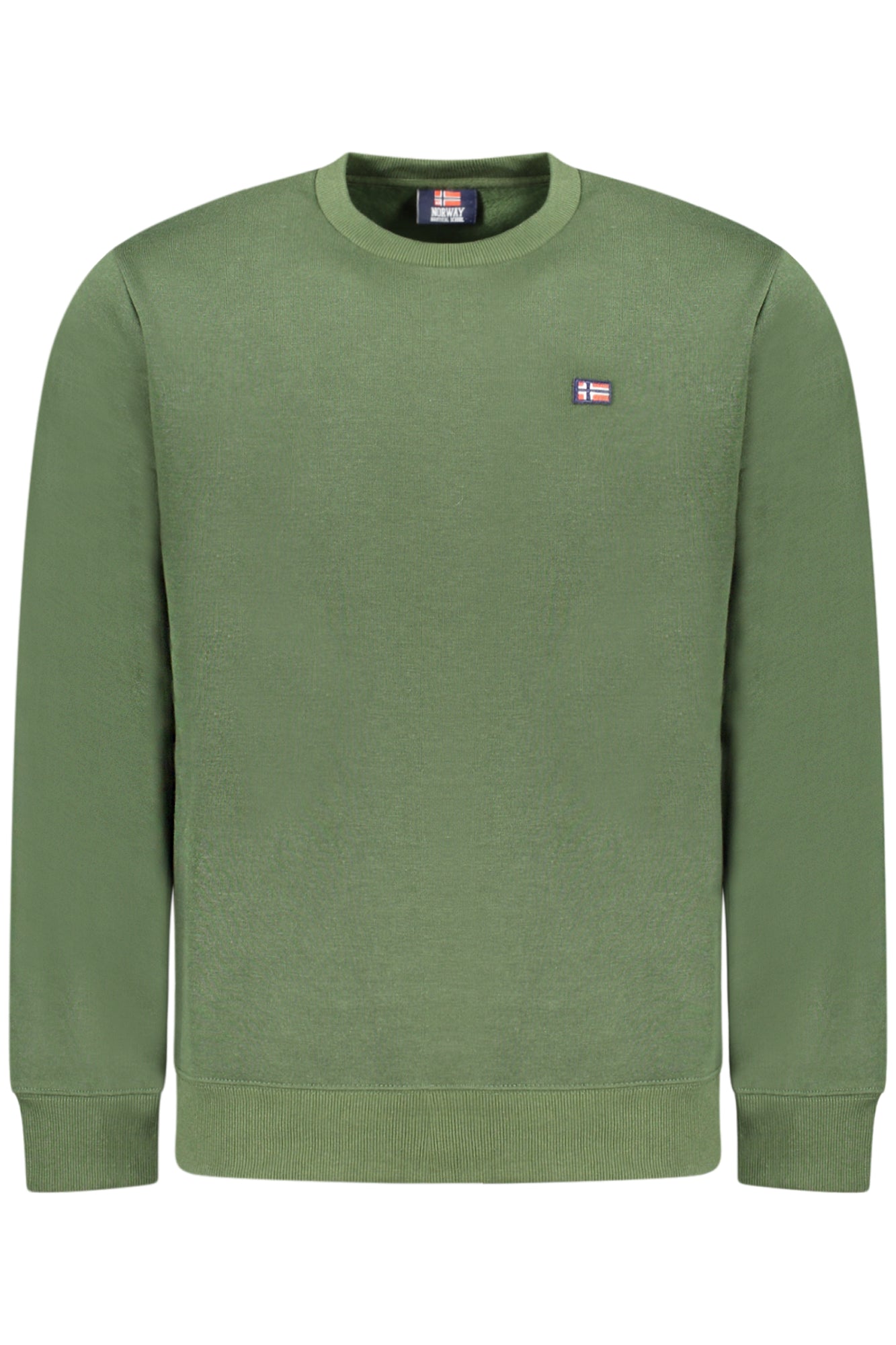 SUDADERA CON CREMALLERA PARA HOMBRE, VERDE, NORUEGA 1963 
