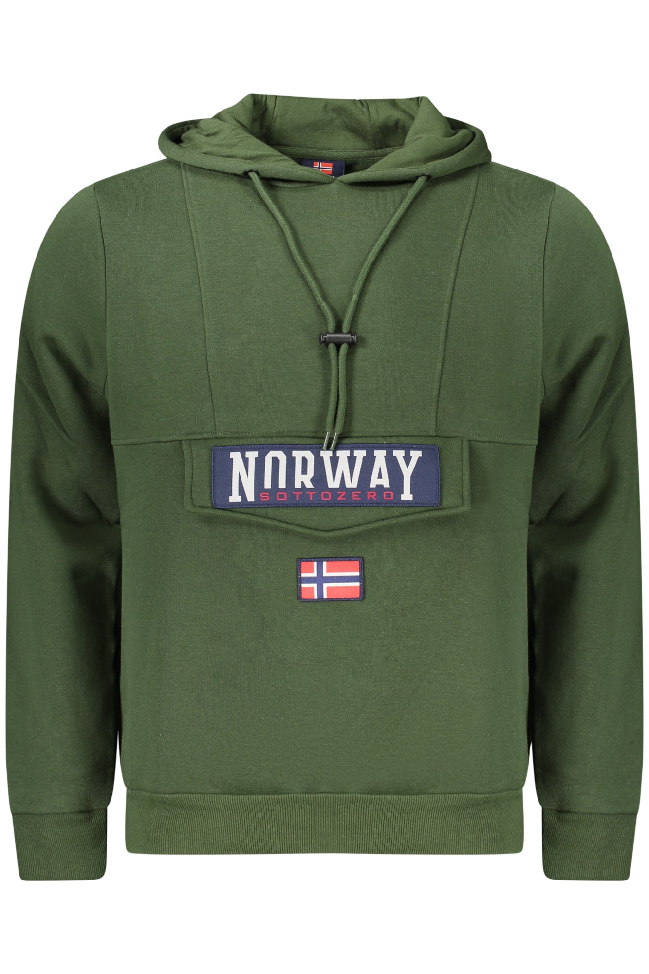 NORWAY 1963 MEN'S ZIP-UP SWEATSHIRT, GREEN 