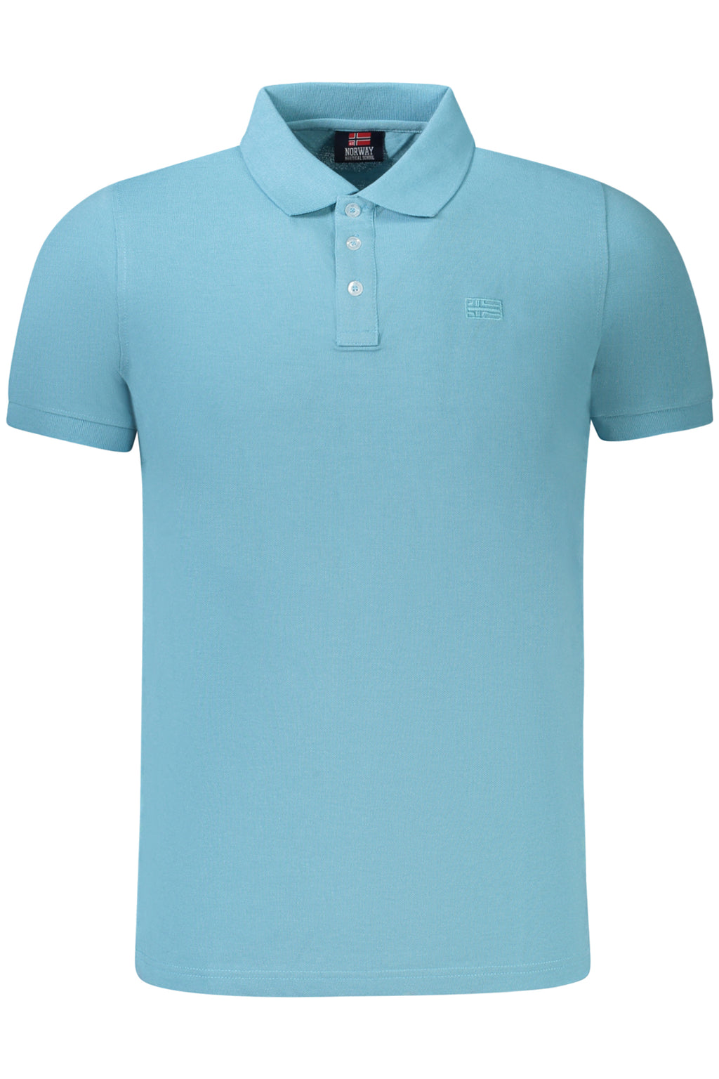 POLO DE MANGA CORTA PARA HOMBRE, AZUL, NORUEGA 1963 