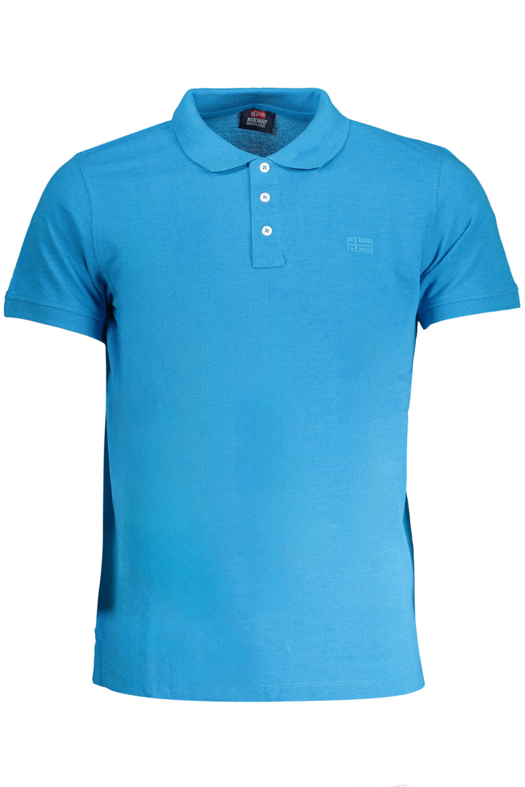 NORWAY 1963 MEN'S SHORT-SLEEVED POLO SHIRT, BLUE 