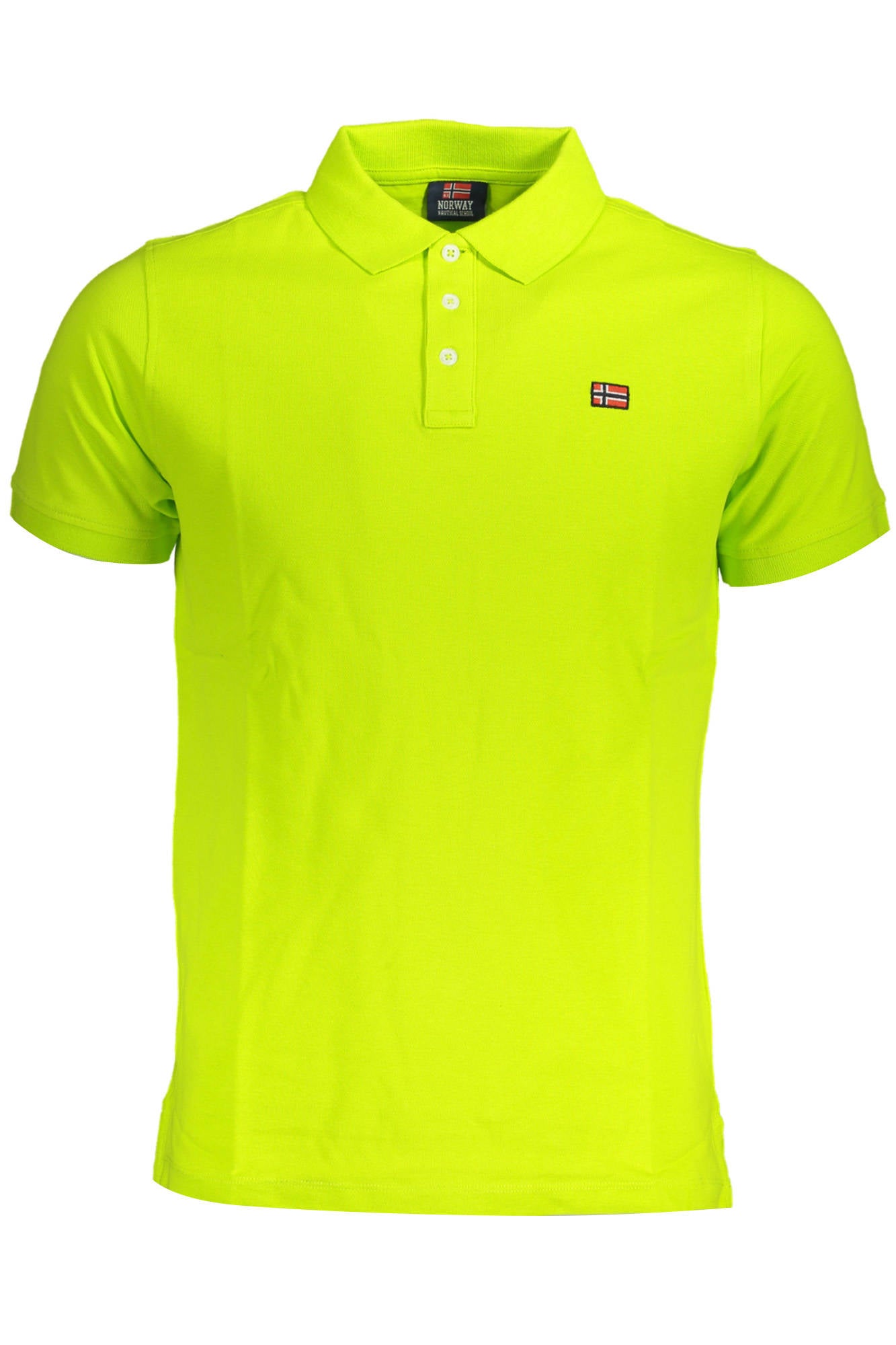 NORUEGA 1963 POLO DE MANGA CORTA PARA HOMBRE AMARILLO 
