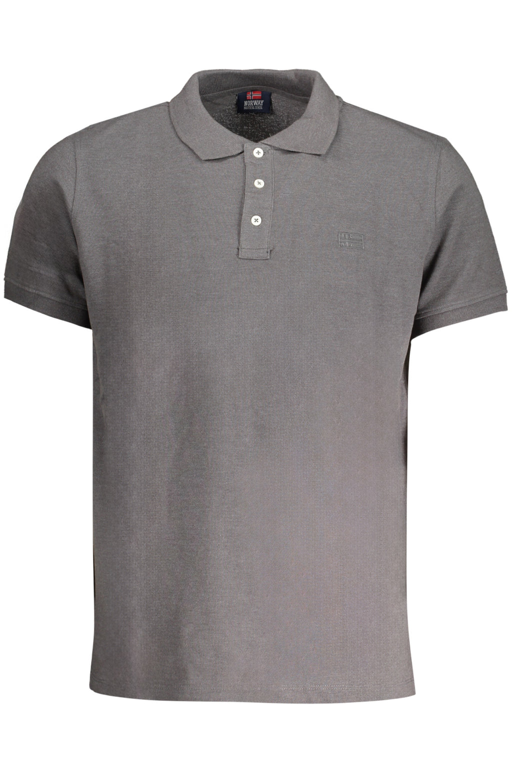 POLO DE MANGA CORTA PARA HOMBRE, GRIS, NORUEGA 1963 