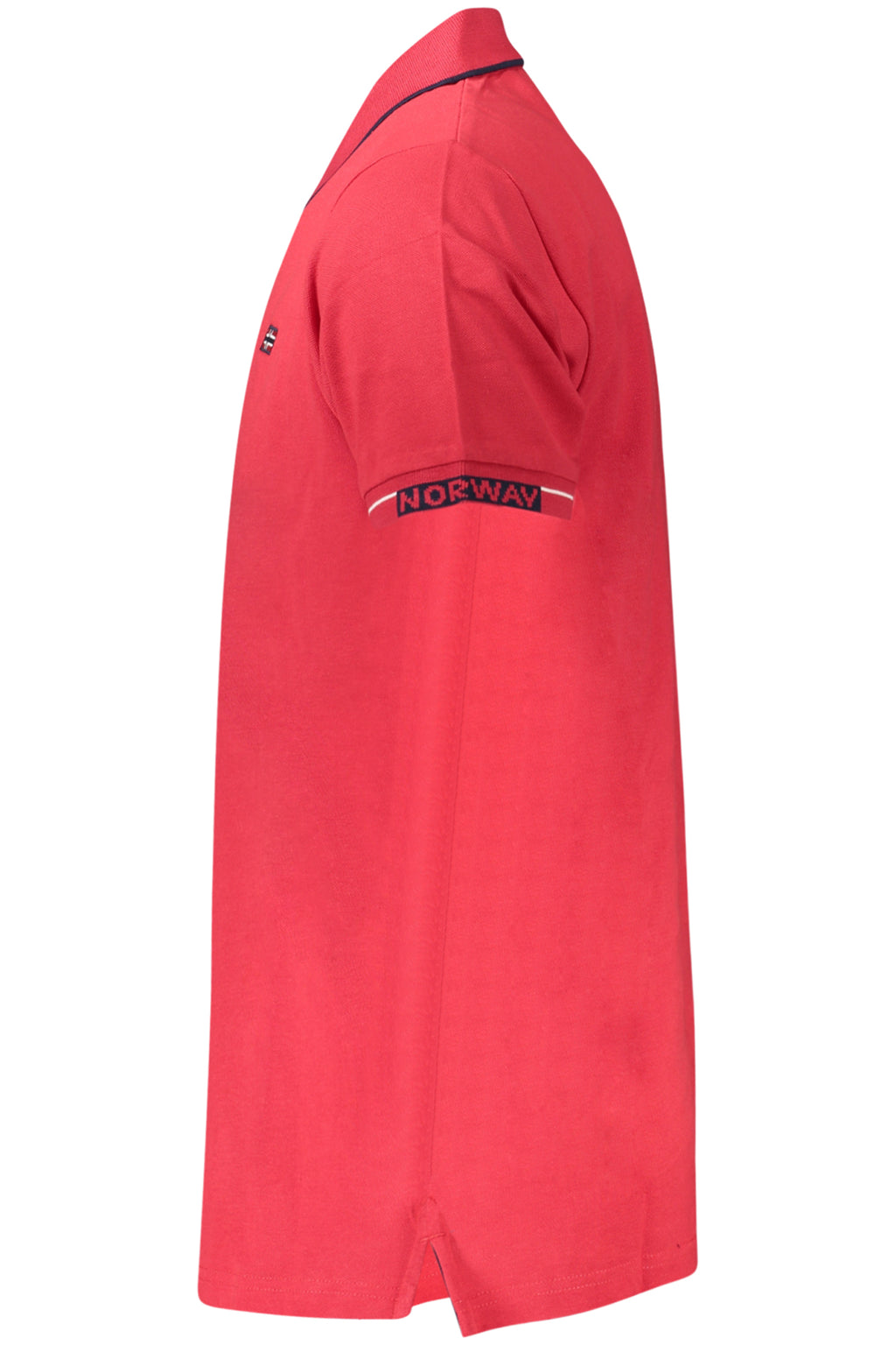 NORWAY 1963 POLO MANICHE CORTE UOMO ROSSO