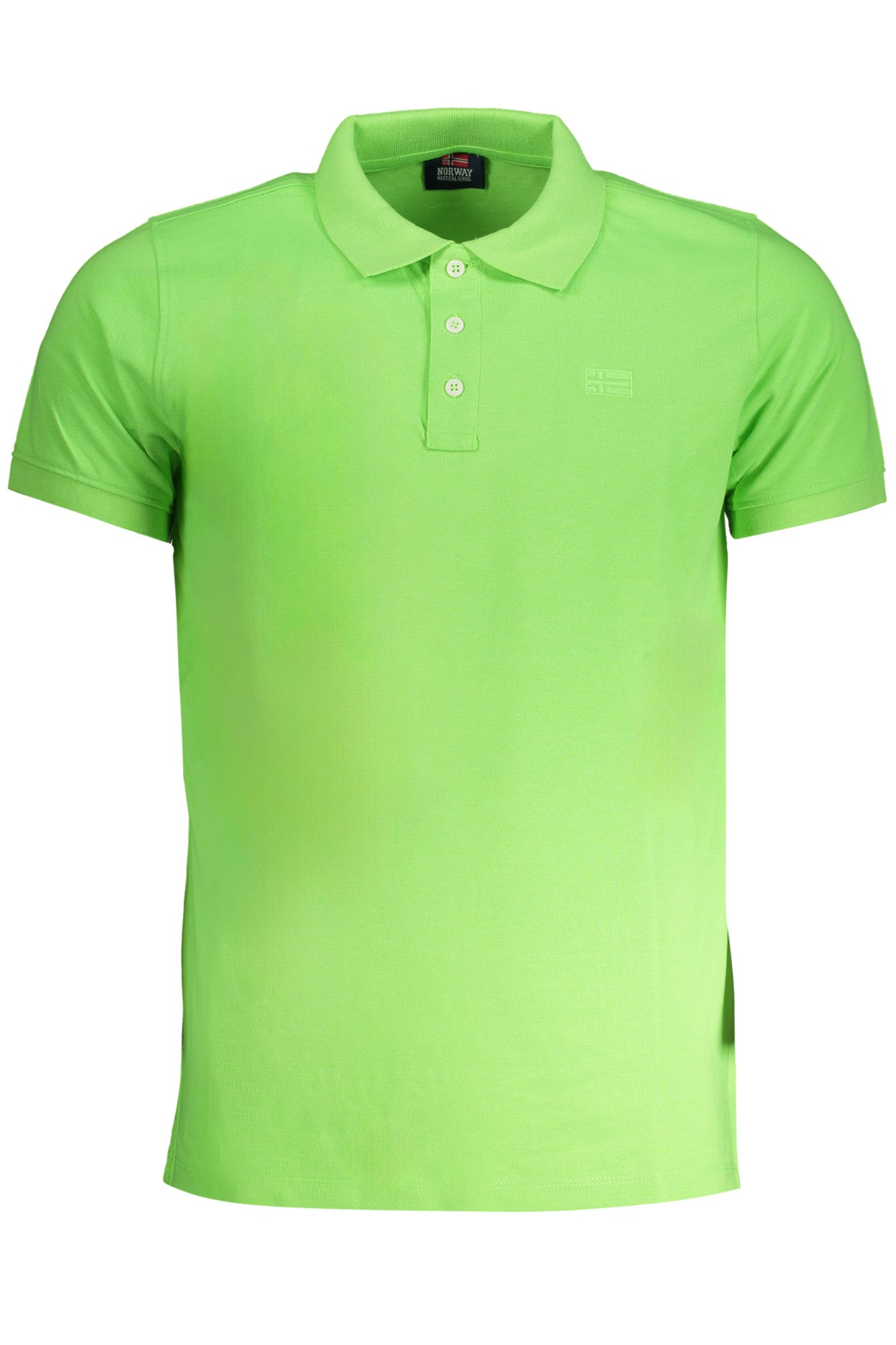 POLO DE MANGA CORTA PARA HOMBRE, VERDE, NORUEGA 1963 
