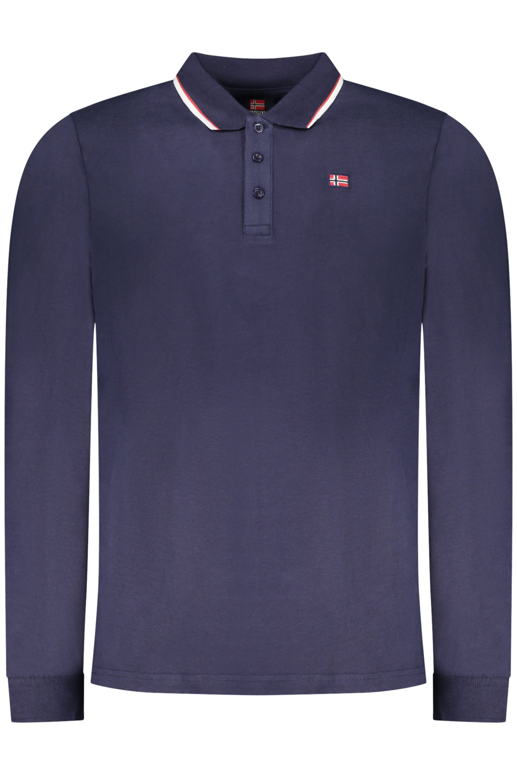 POLO DE MANGA LARGA PARA HOMBRE NORWAY 1963, AZUL 