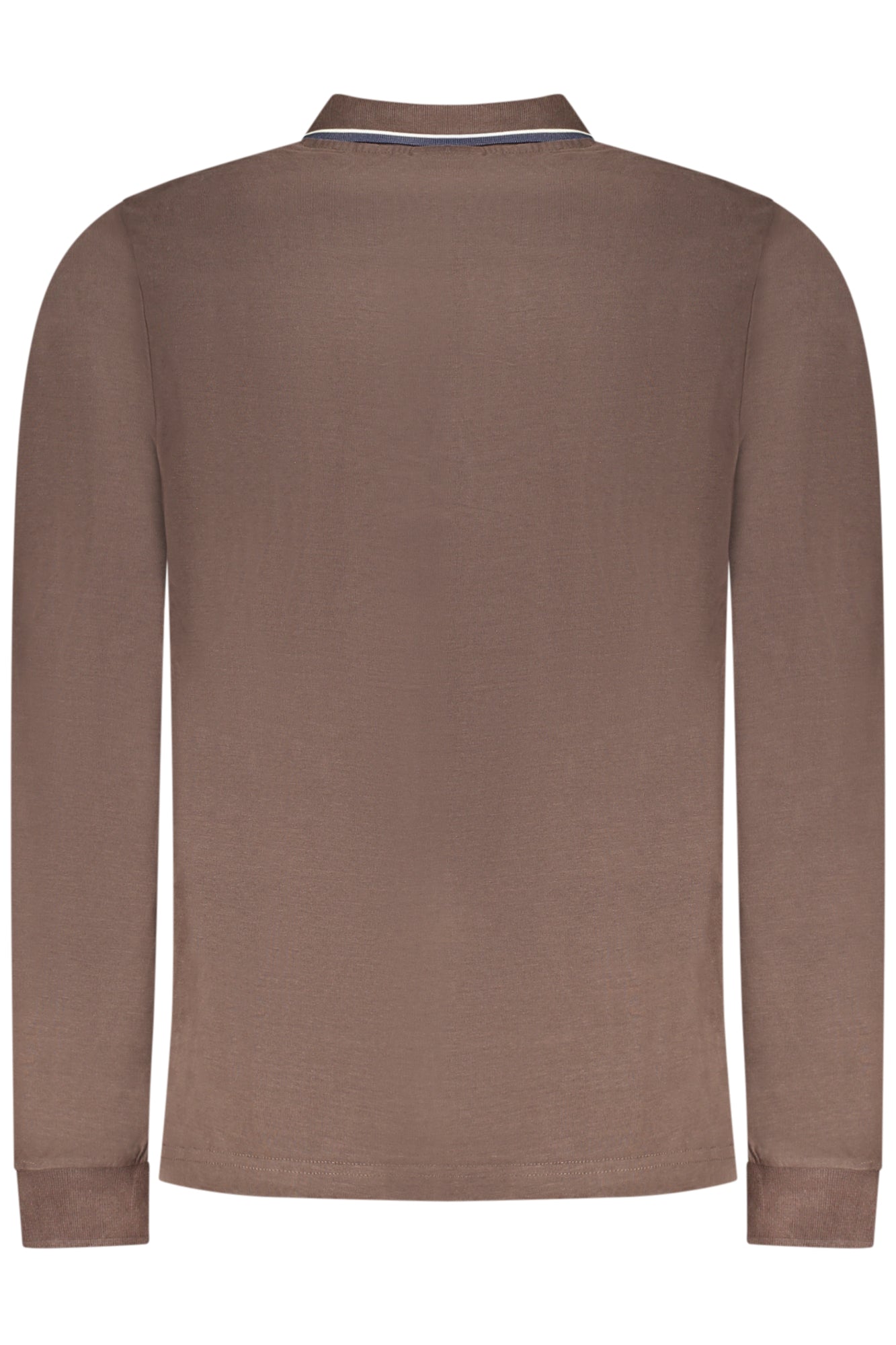 NORWAY 1963 POLO MANICHE LUNGHE UOMO MARRONE