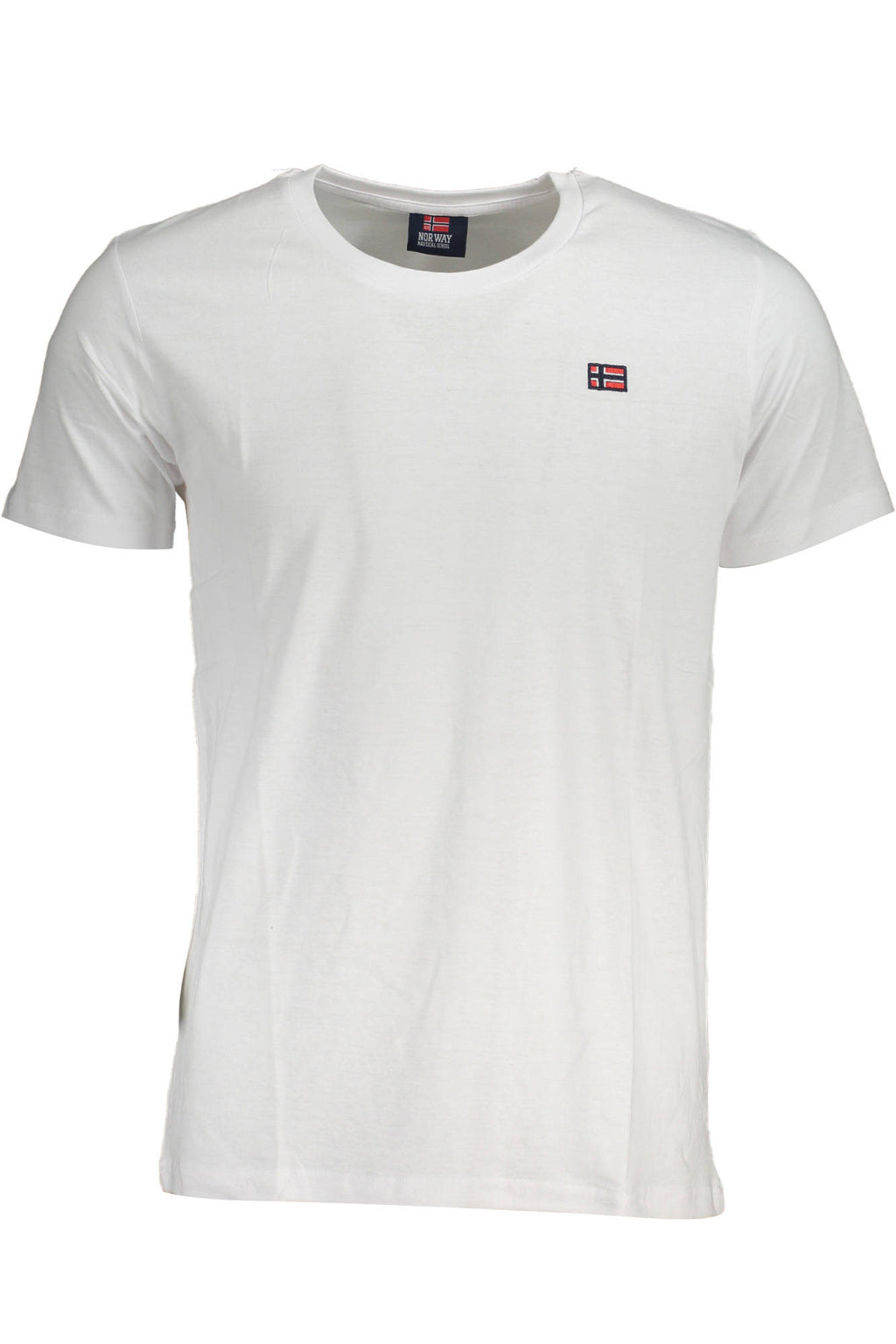 NORUEGA 1963 CAMISETA DE MANGA CORTA PARA HOMBRE BLANCA 