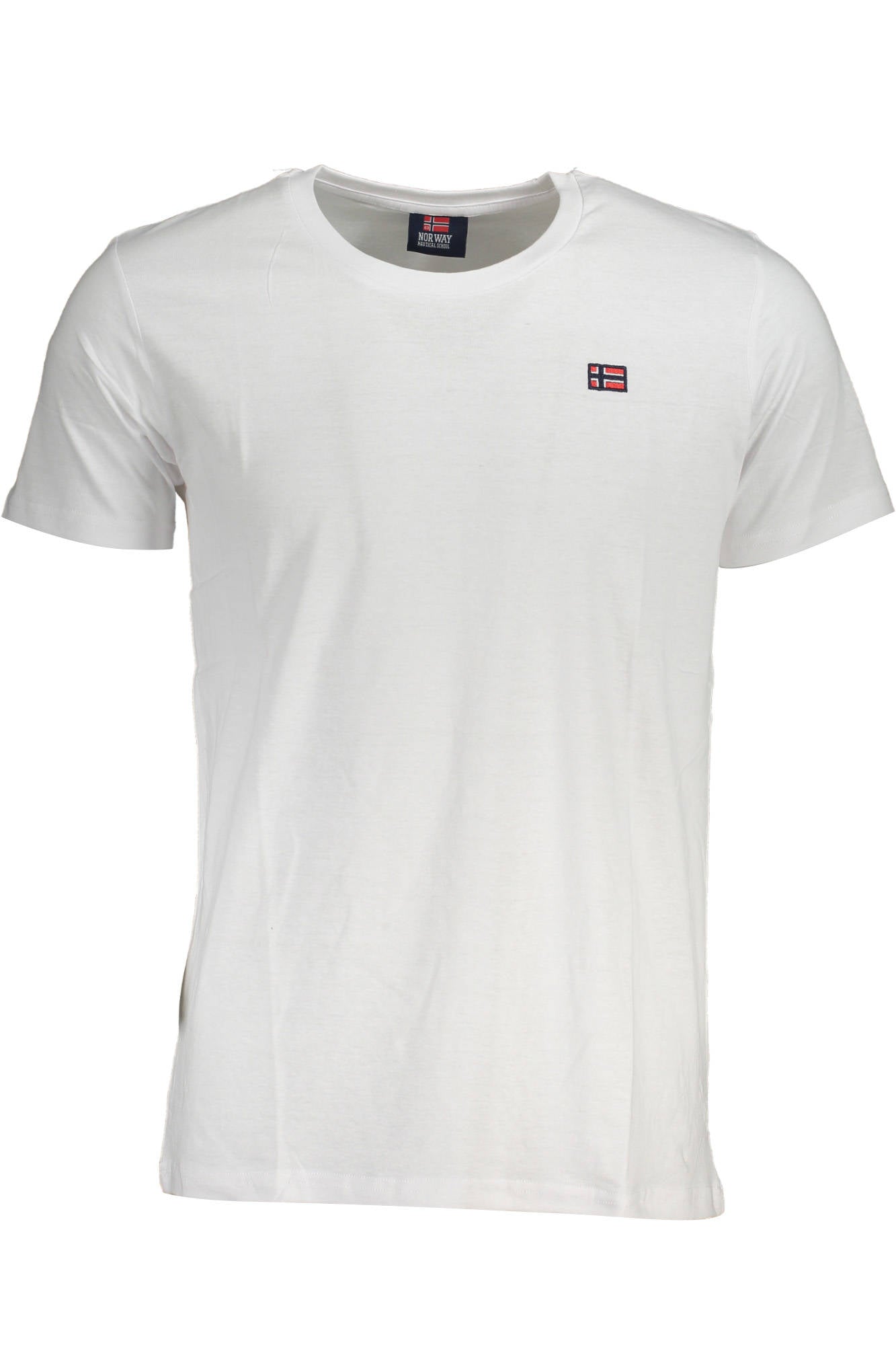 NORUEGA 1963 CAMISETA DE MANGA CORTA PARA HOMBRE BLANCA 