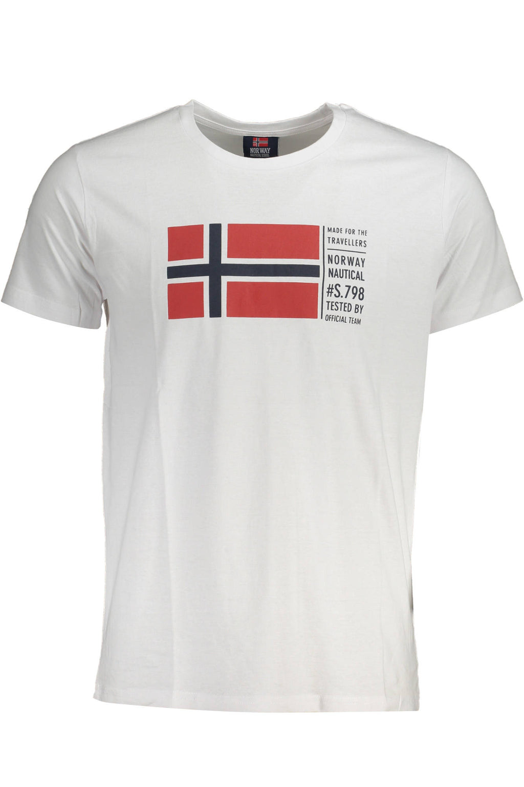 NORWAY 1963 T-SHIRT MANICHE CORTE UOMO BIANCO