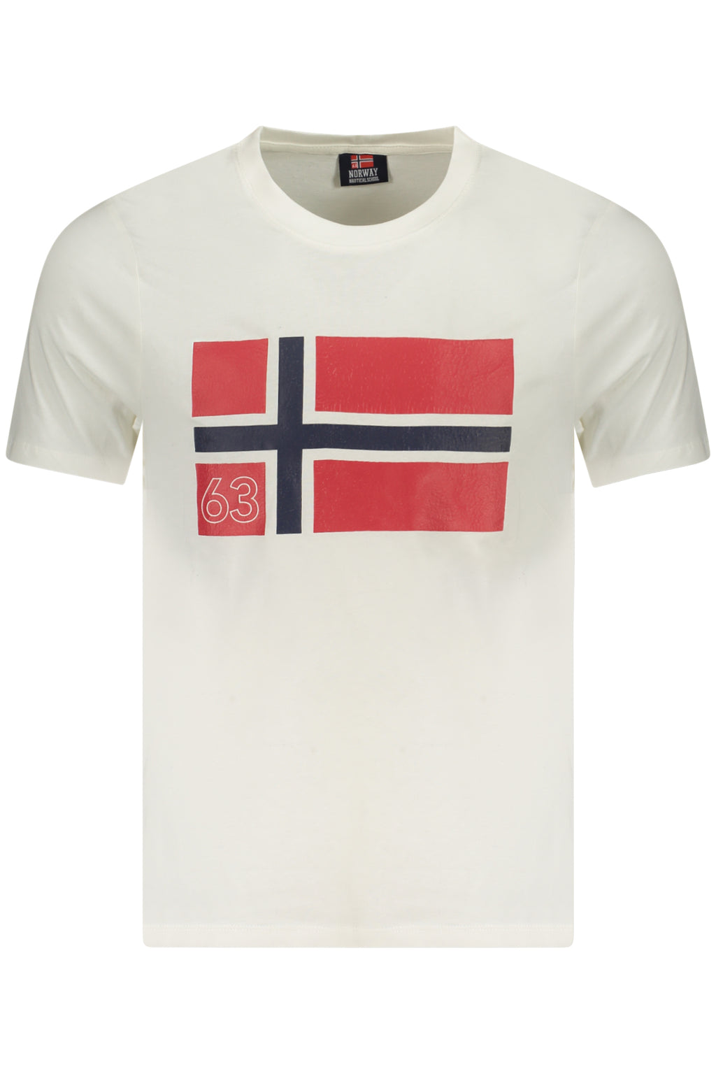 NORWAY 1963 T-SHIRT MANICHE CORTE UOMO BIANCO
